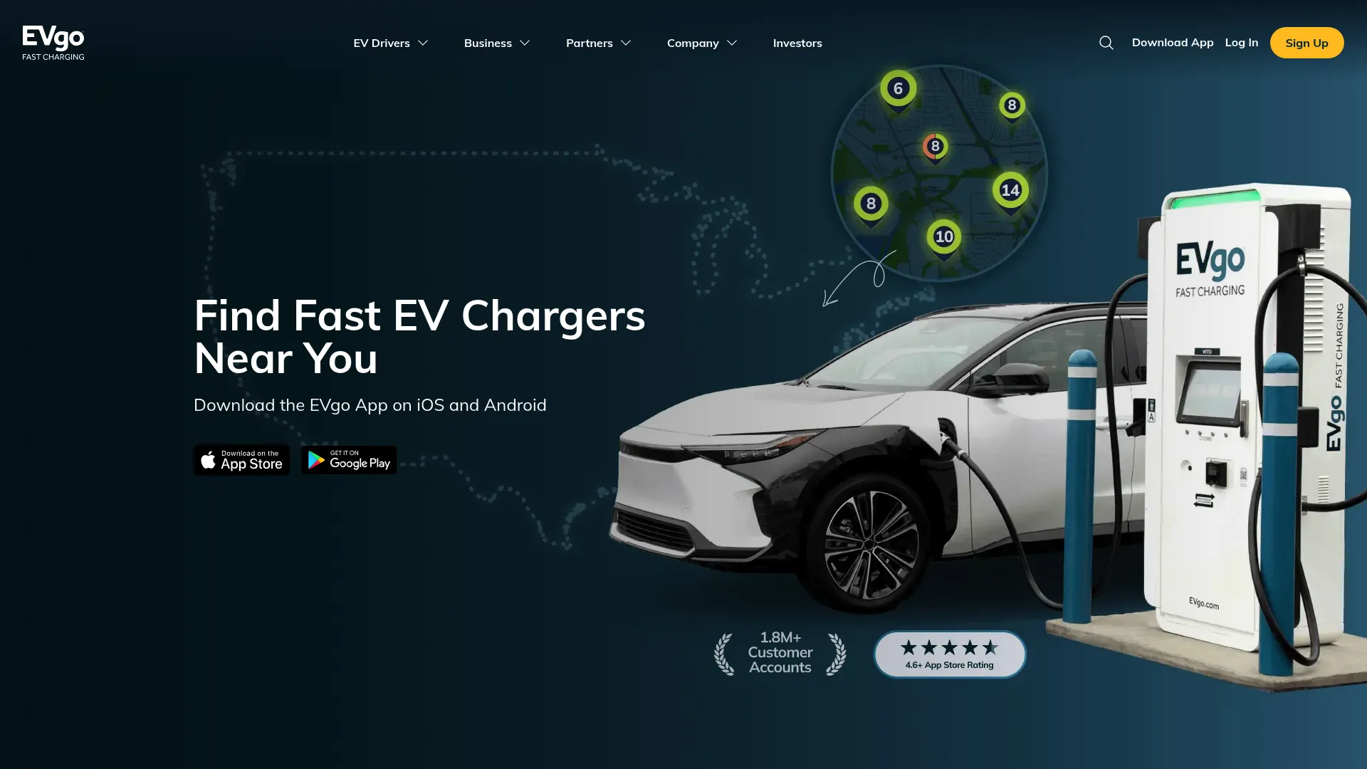 EVgo fleet charging solutions homepage