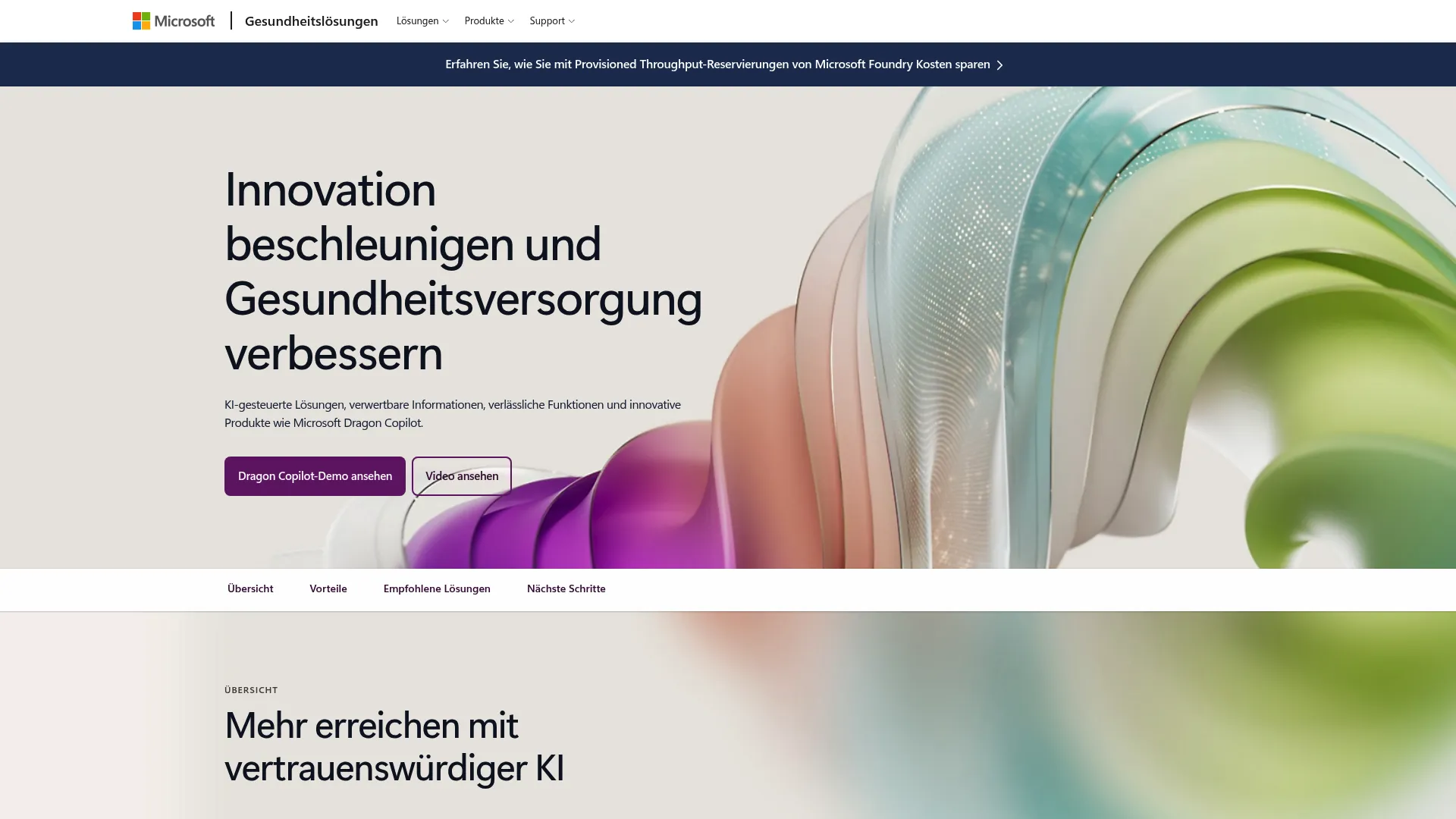 Dragon Medical One clinical speech recognition product page