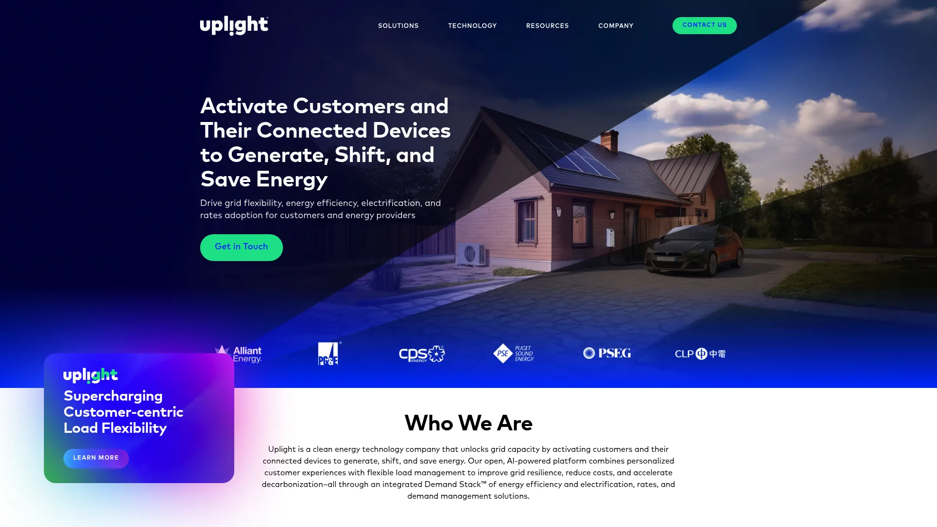 AutoGrid grid flexibility and DER management homepage