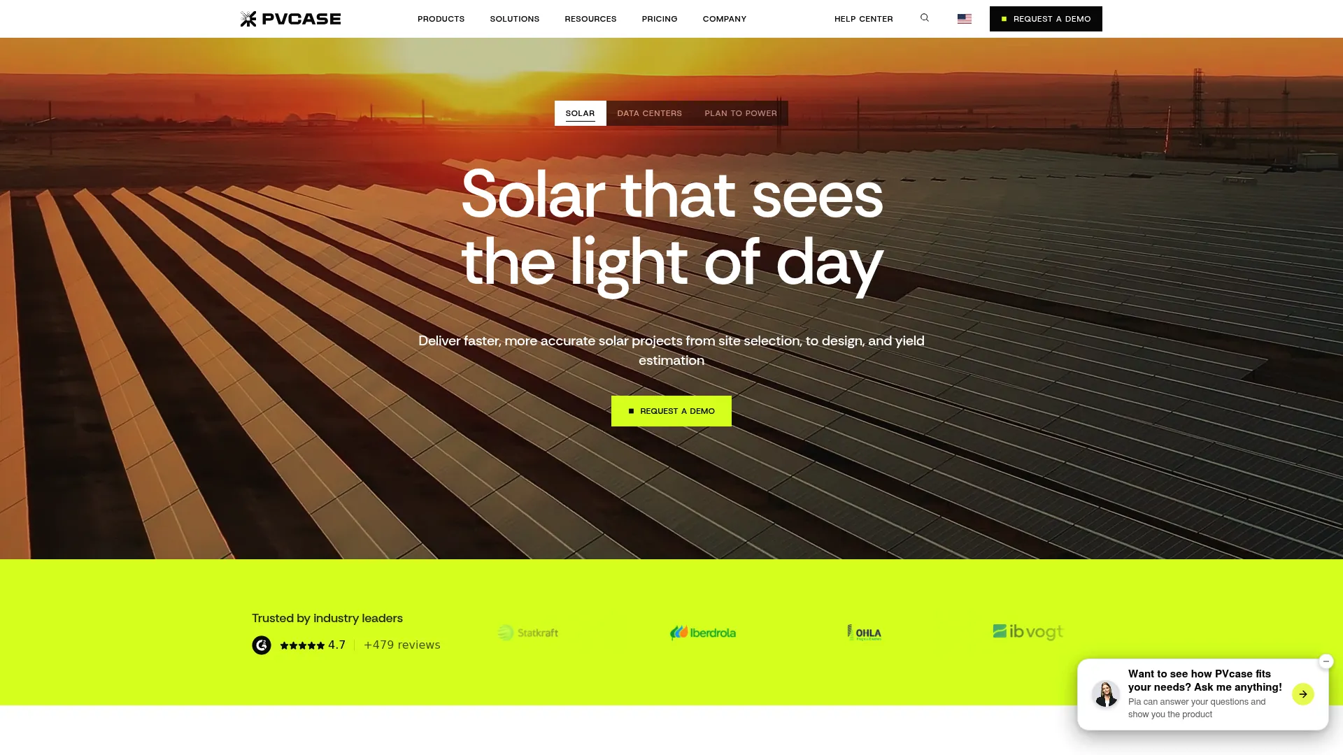 PVcase solar design software homepage