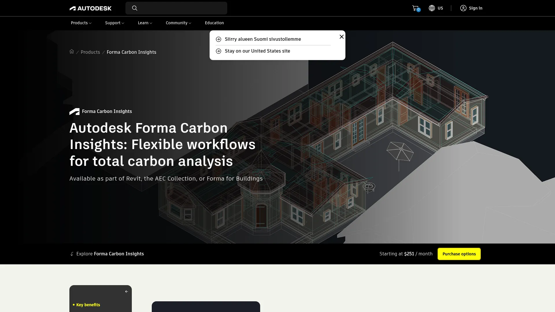 Autodesk Insight building performance analysis interface