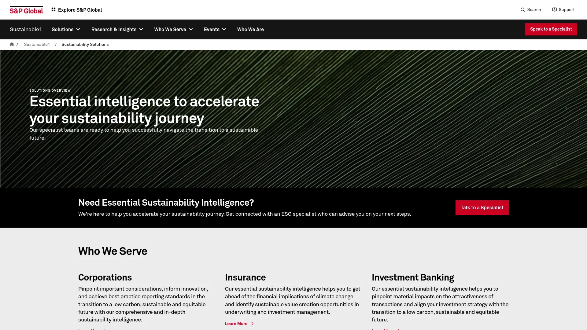 S&P Global Climanomics climate risk analytics platform