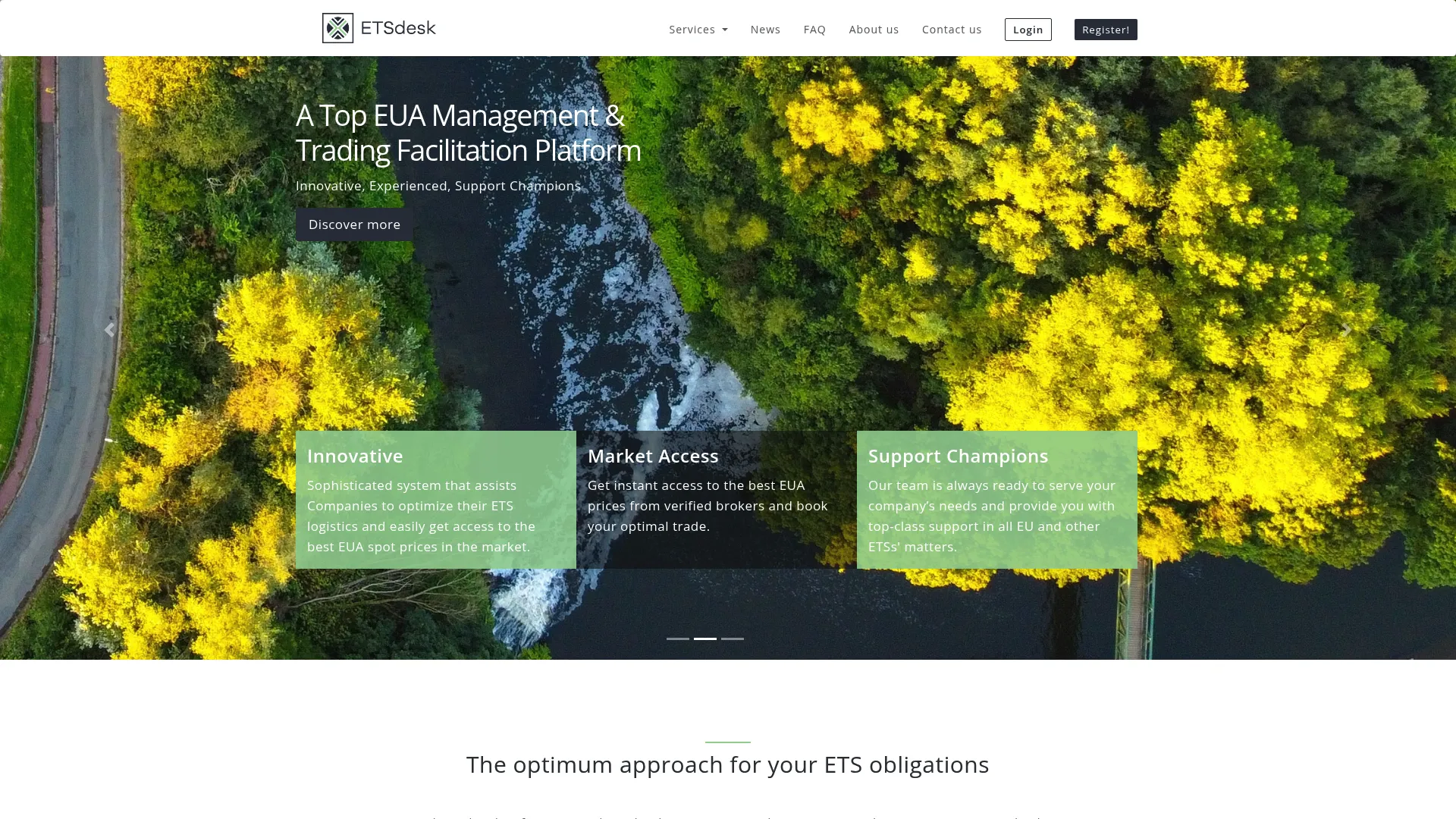 ETSdesk EUA management platform