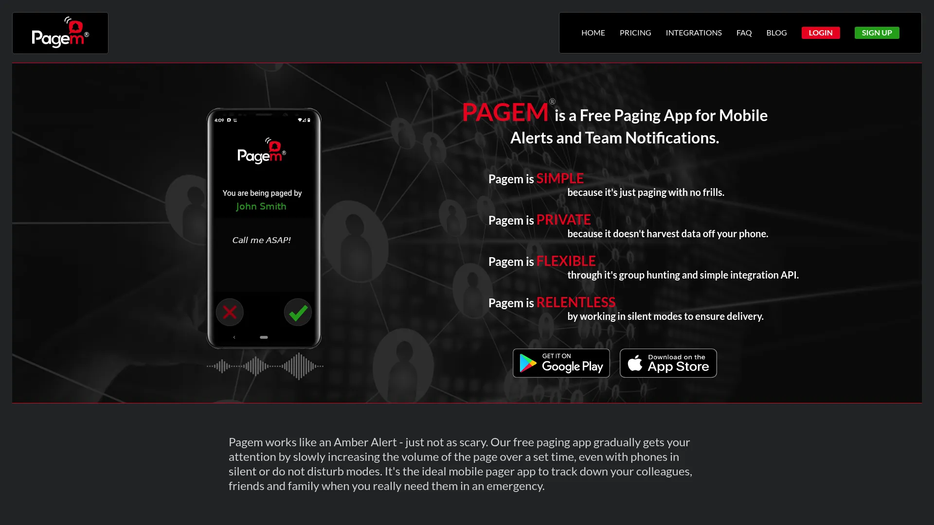 Pagem free paging app for mobile alerts and team notifications