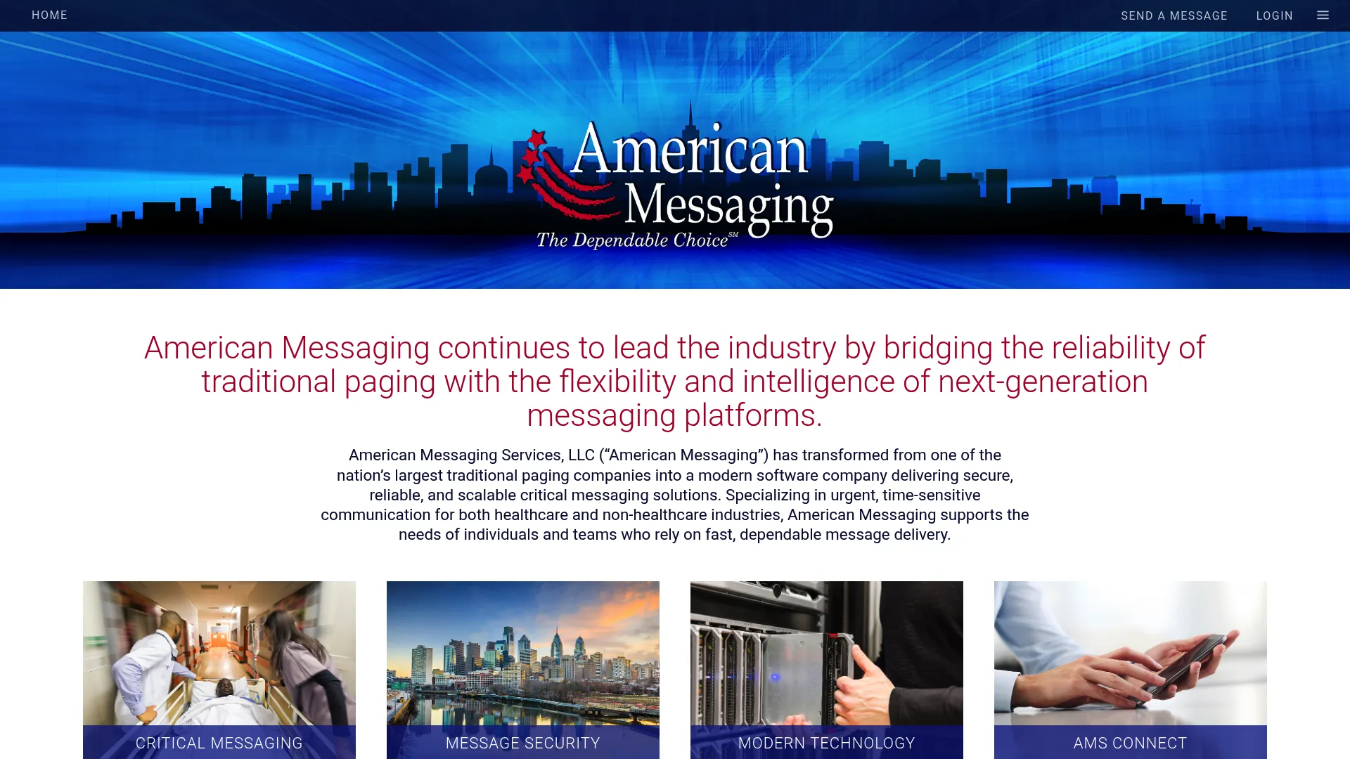American Messaging critical messaging and paging service provider