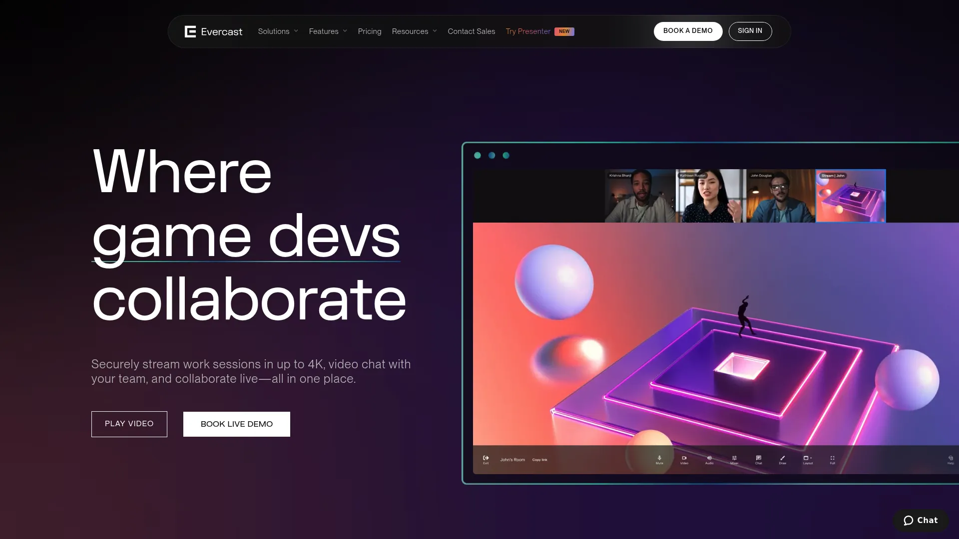 Evercast real-time creative collaboration and review platform