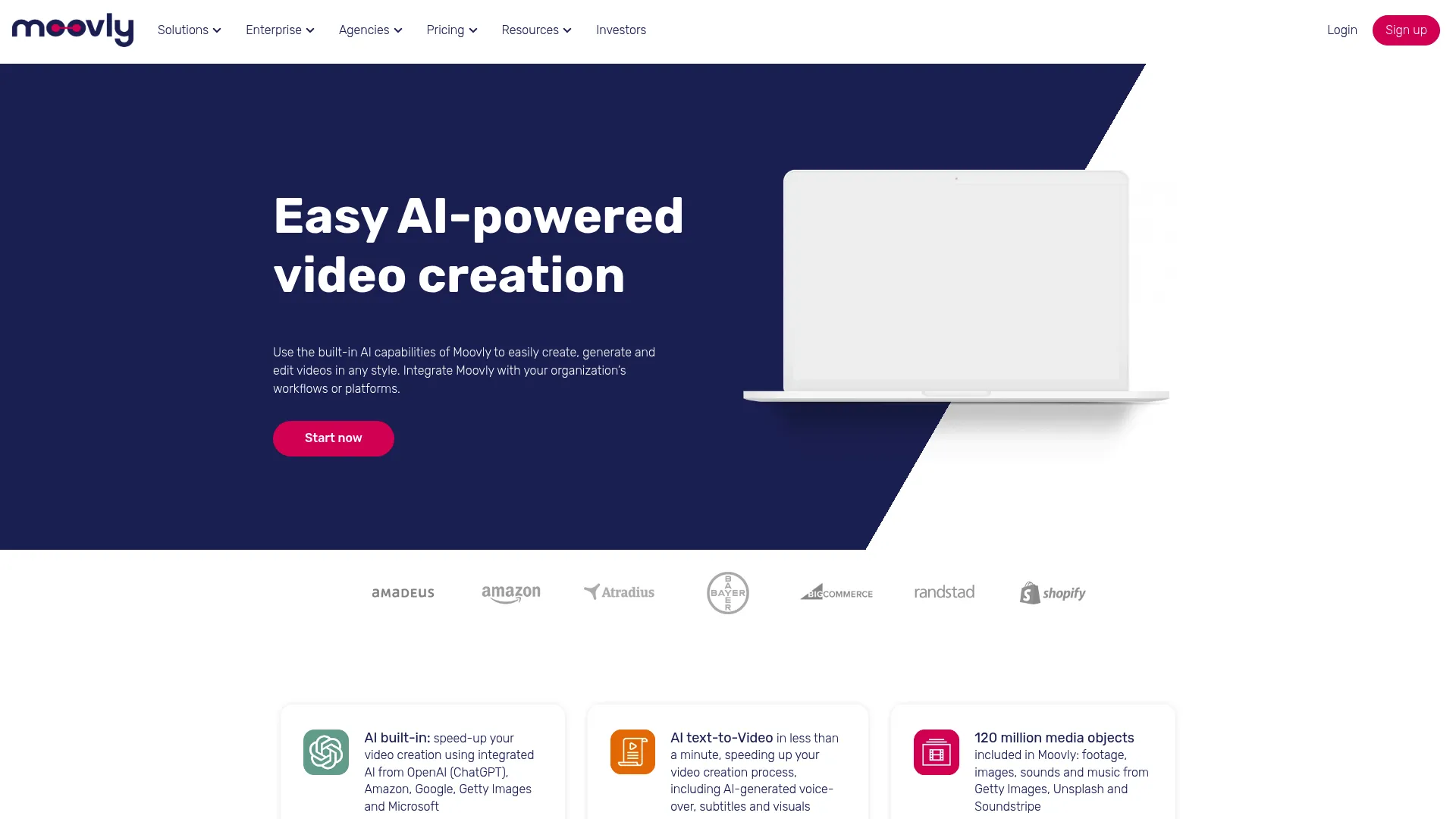 Moovly browser-based cloud video editor