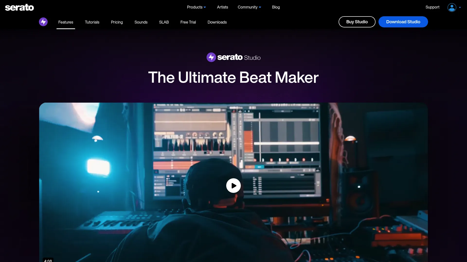 Serato Studio beat making software interface
