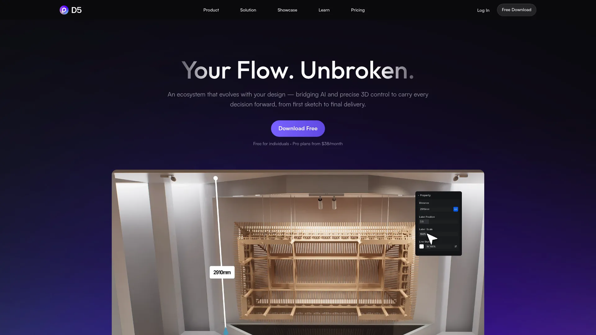 D5 Render real-time rendering homepage