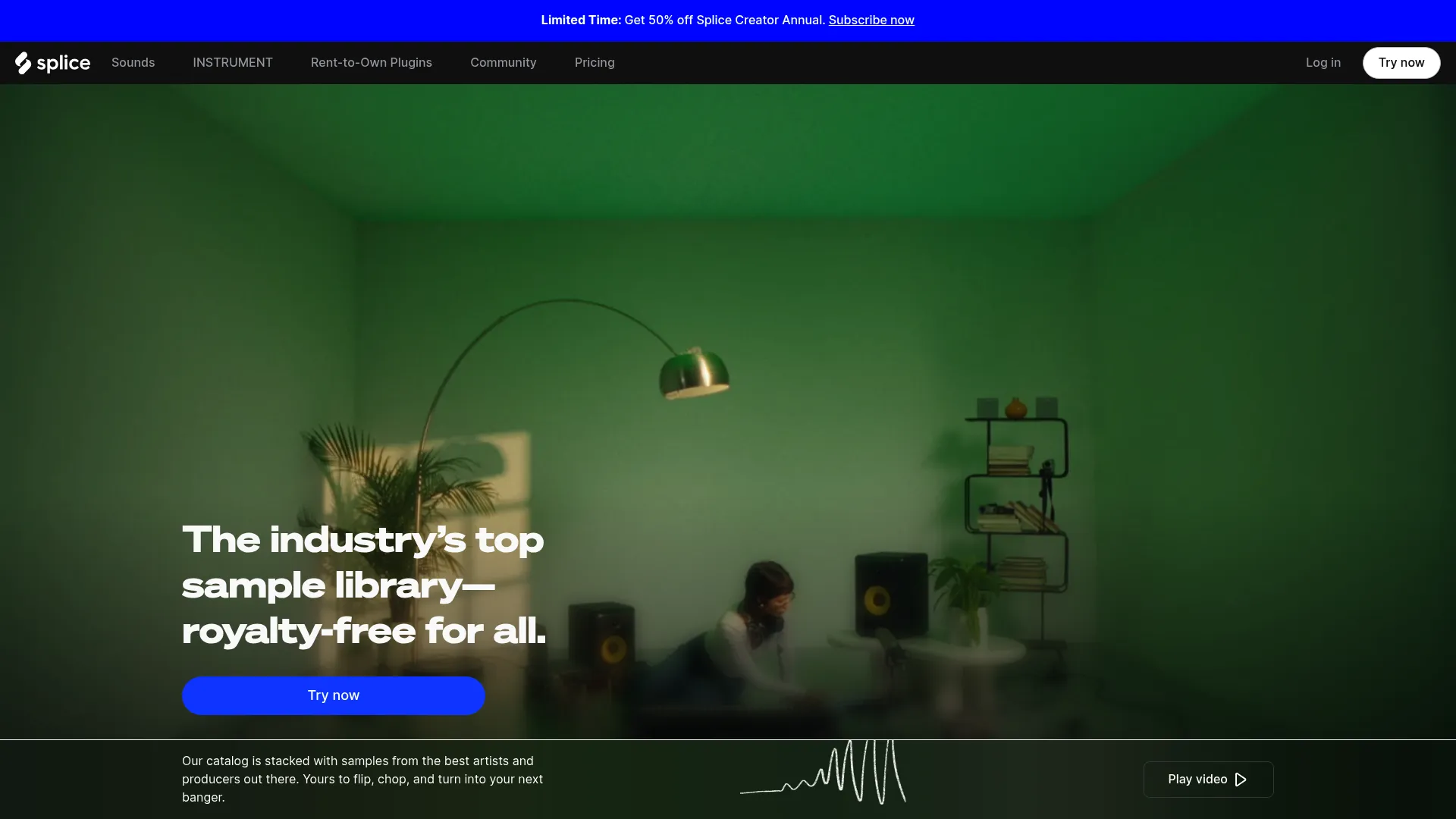 Splice homepage