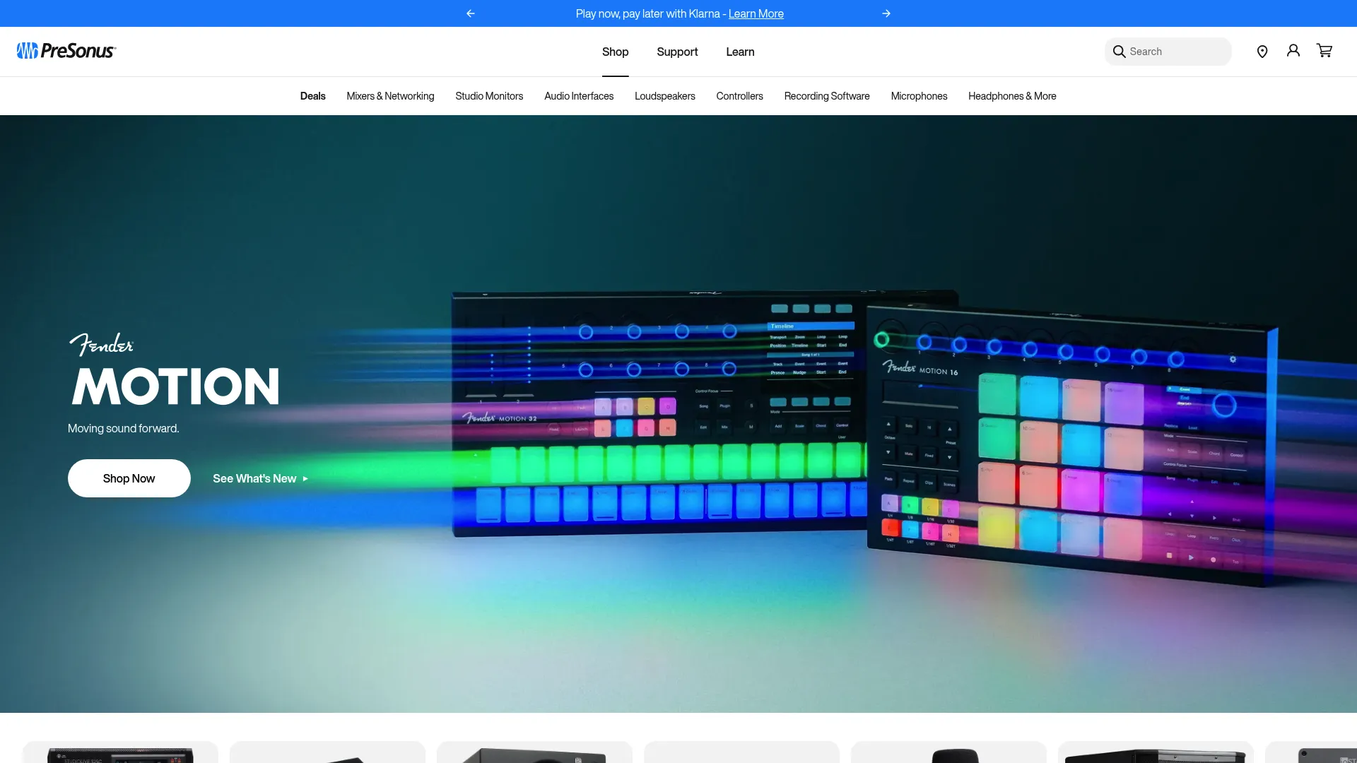 PreSonus Capture live recording software homepage