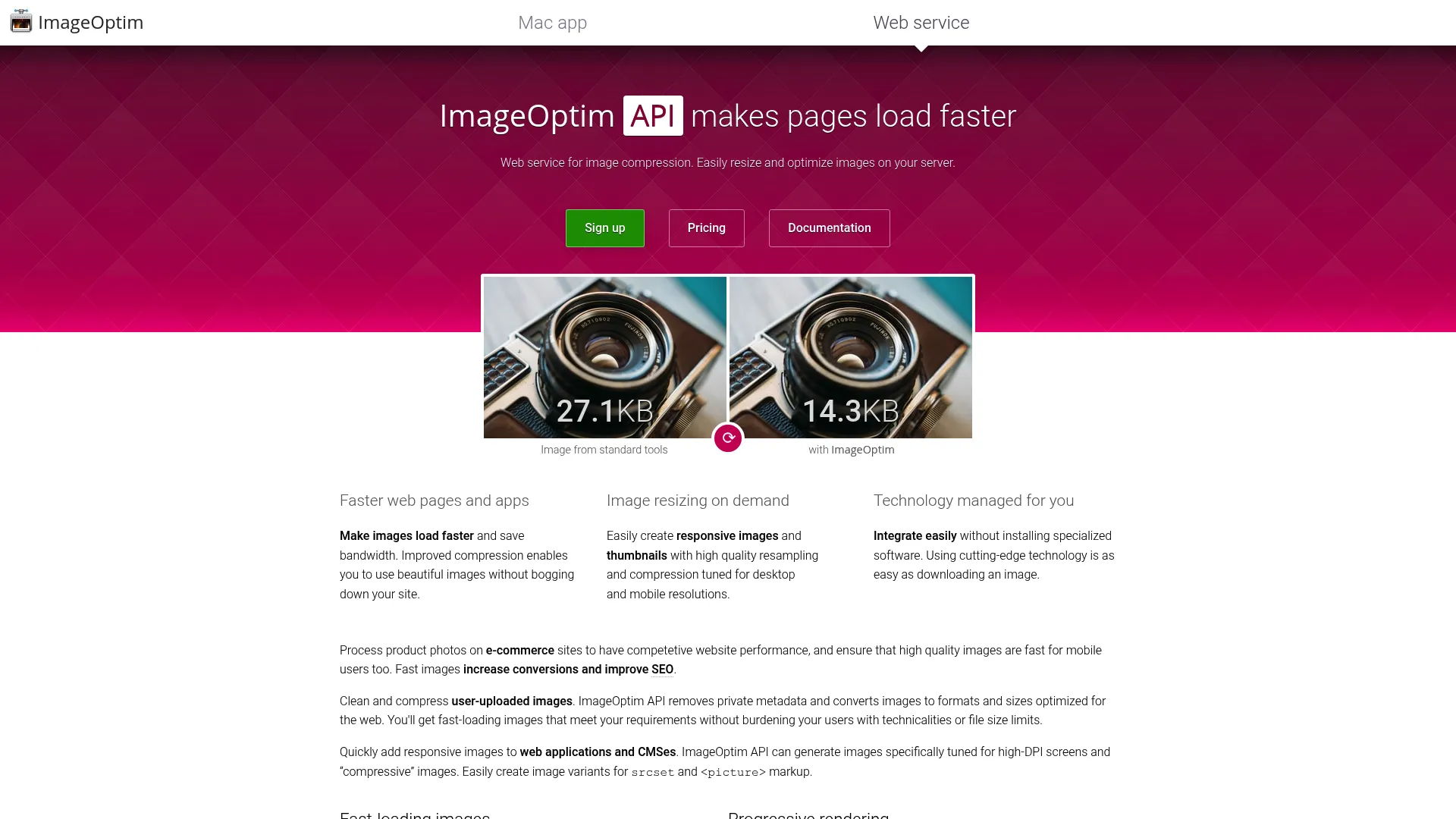 ImageOptim Mac image optimization app