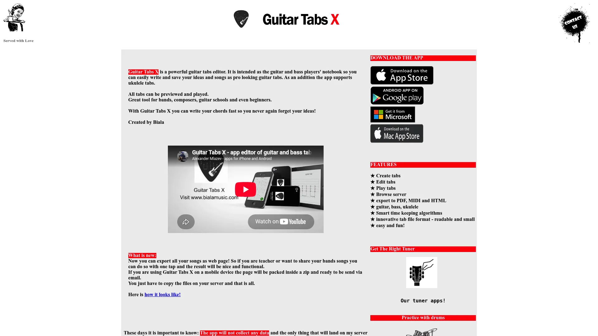 Guitar Tabs X iOS tab editor app screen