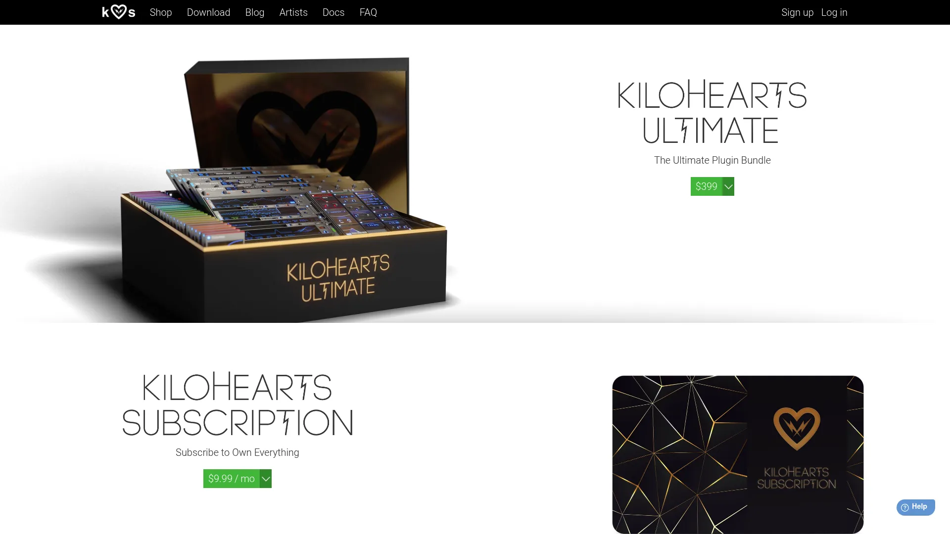 Kilohearts modular effects and synth plugins homepage