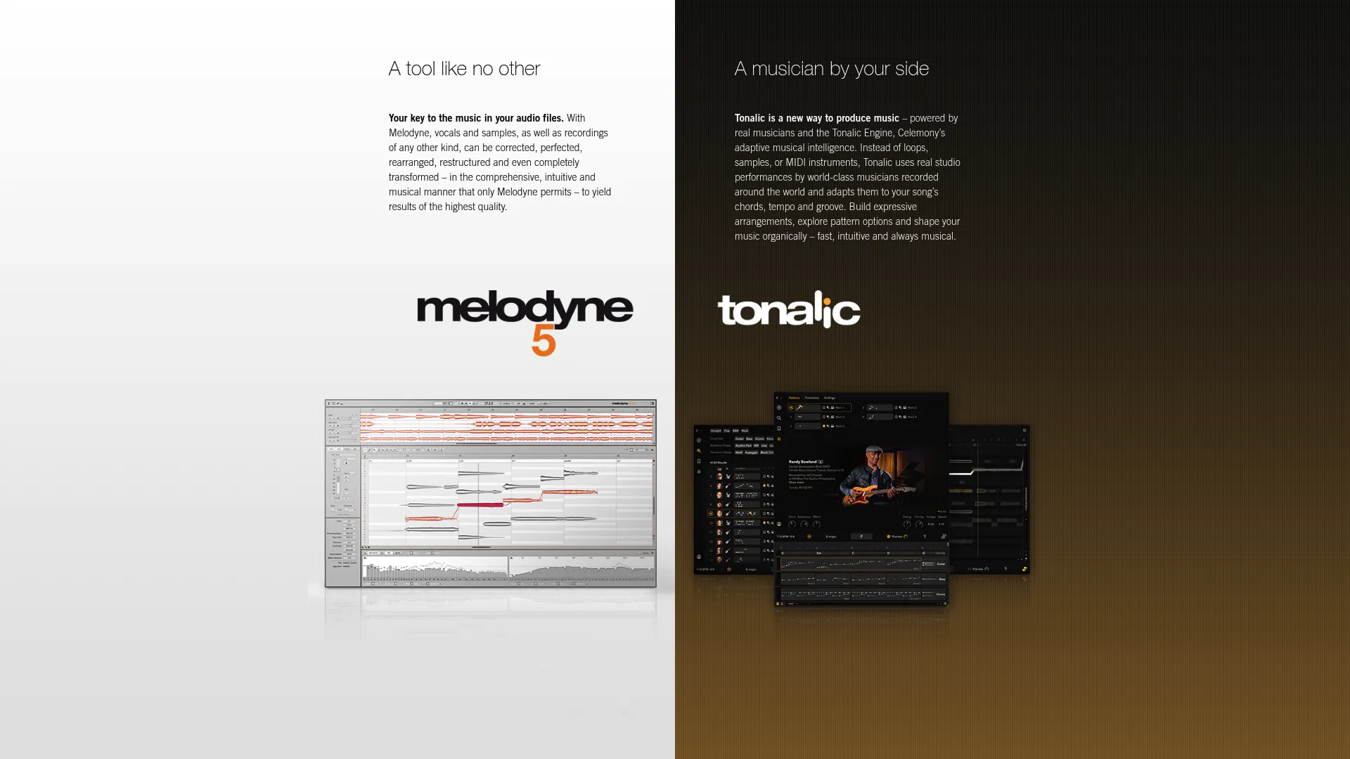 Celemony Melodyne 5 note editing software interface