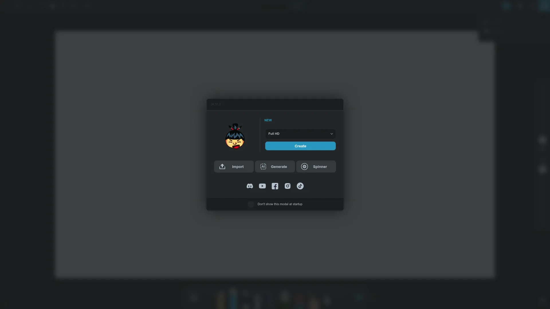 Paint browser drawing app homepage