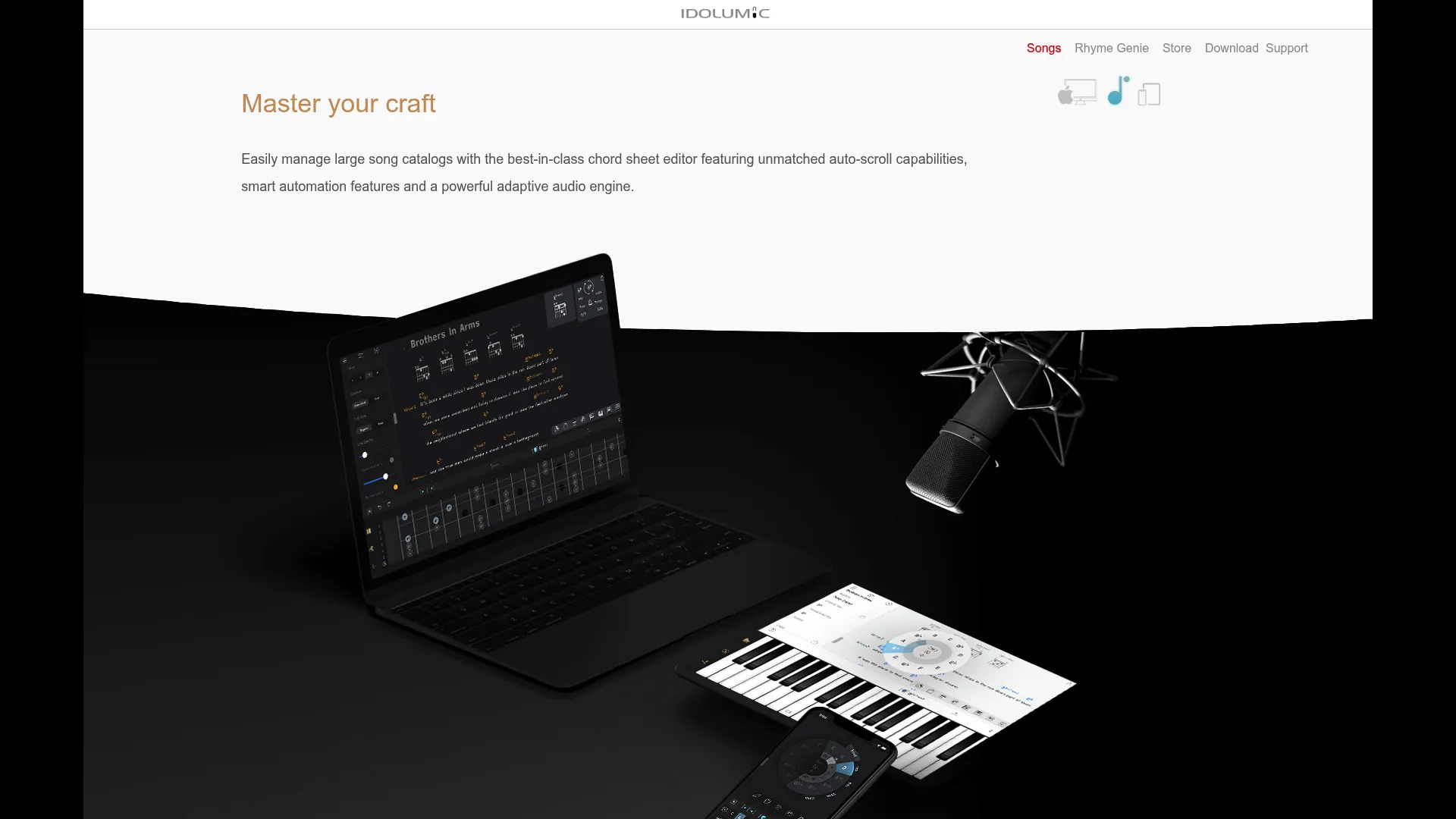 Rhyme Genie rhyming dictionary software homepage
