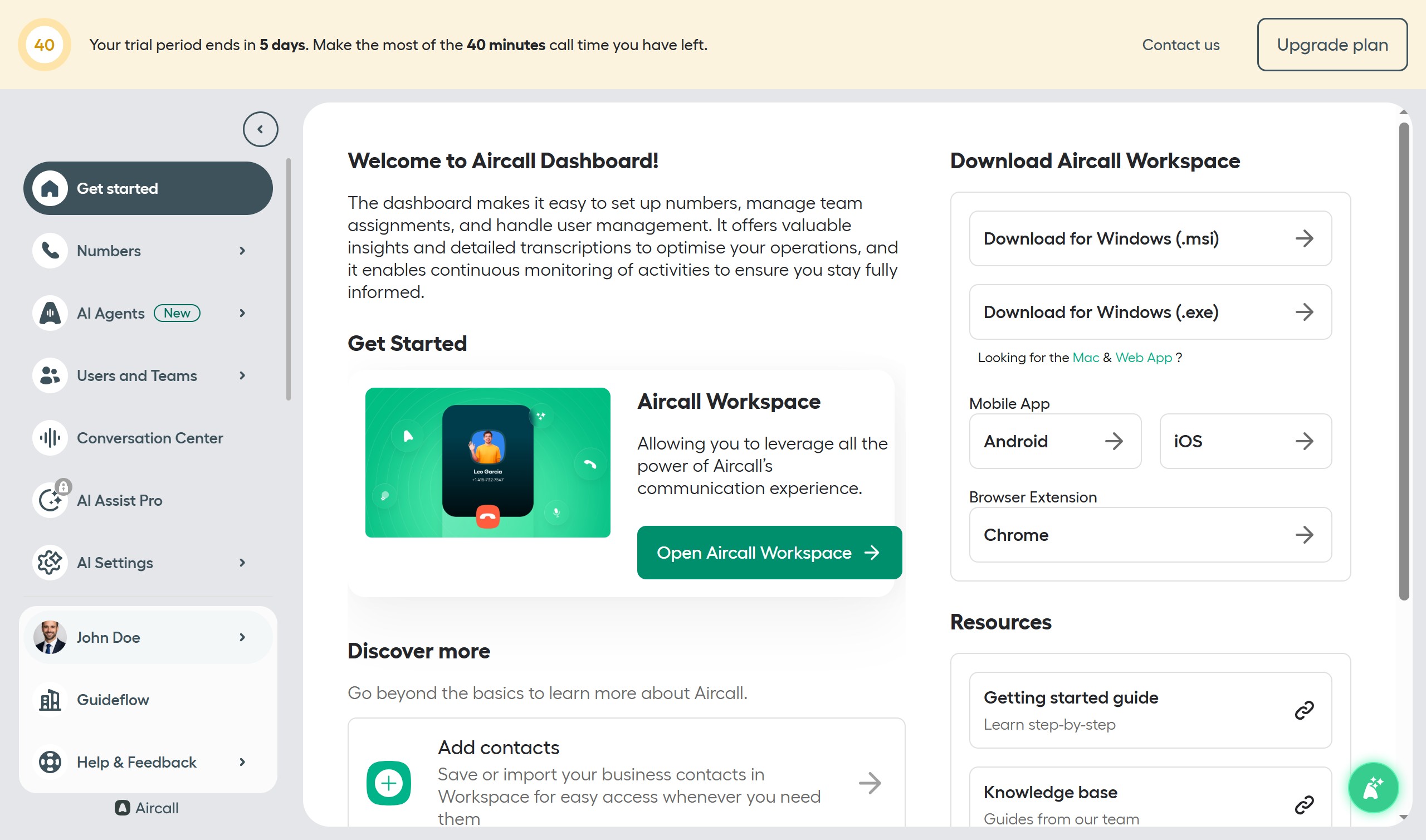 How to disable email notification for webhooks changes in Aircall