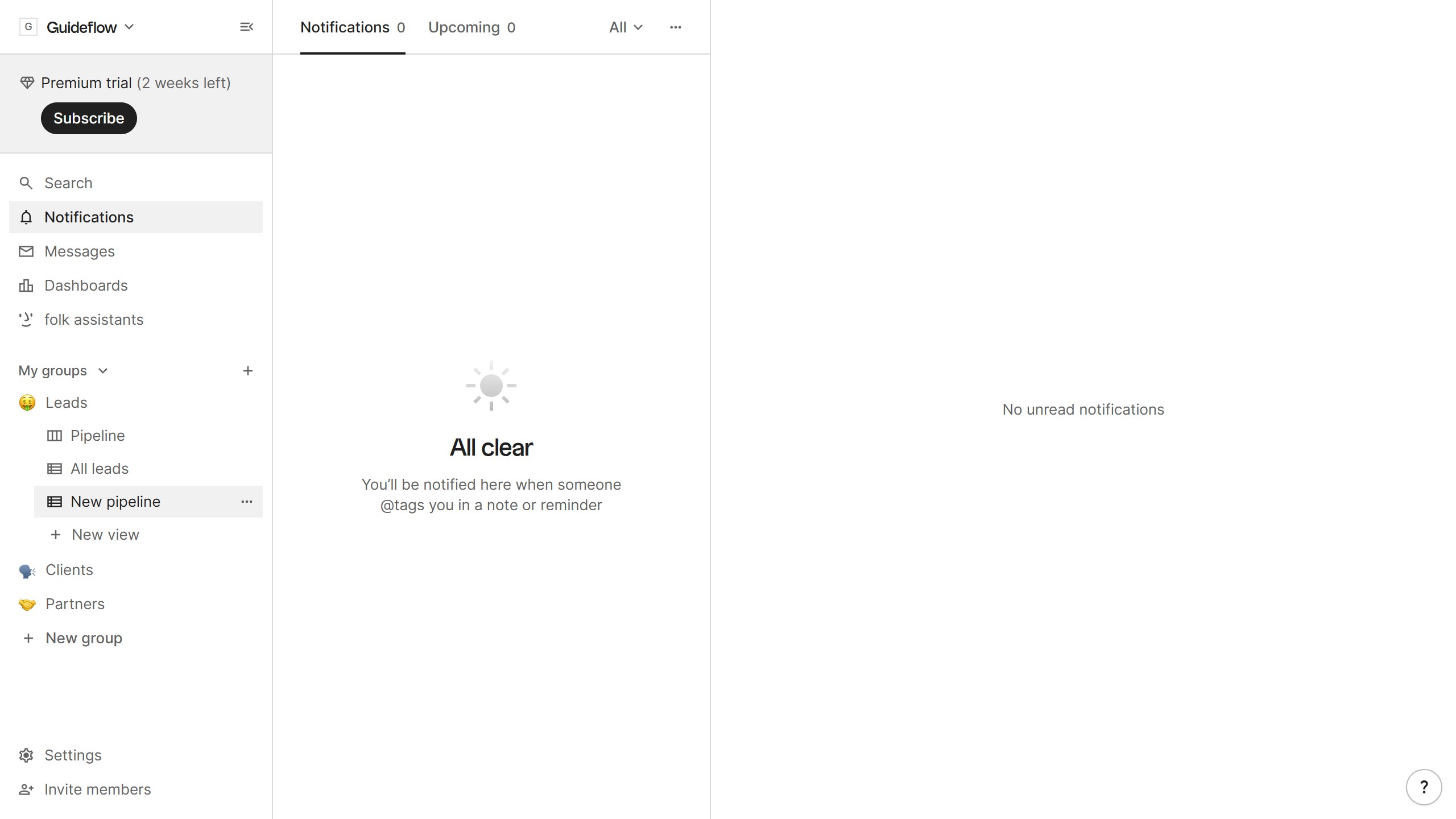 How to sort a table view by team last interaction in Folk