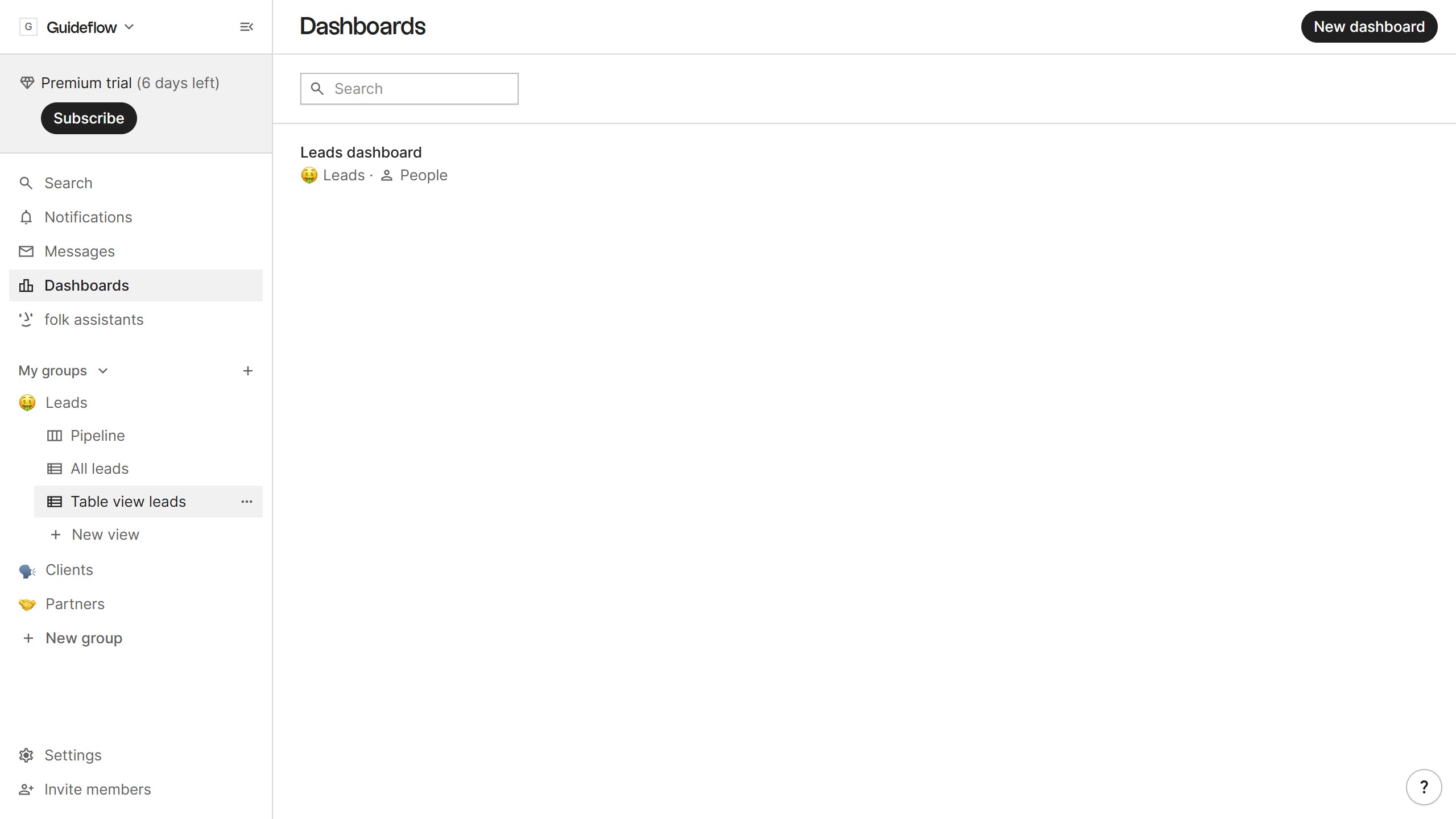 How to show the emails(company) field in a table view in Folk