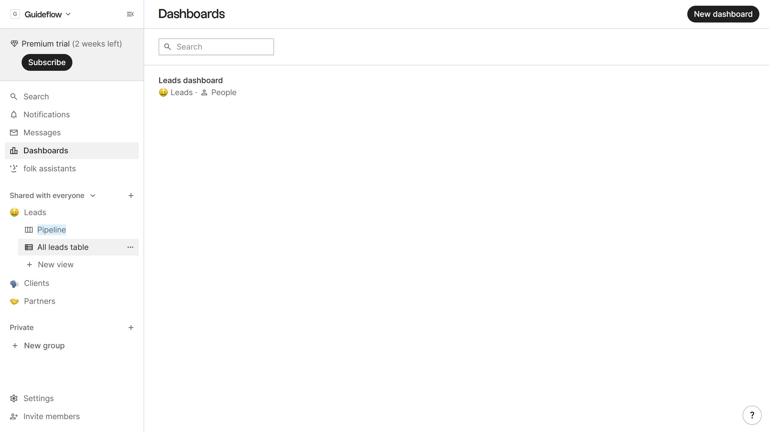 How to hide the urls(company) field in a table view in Folk