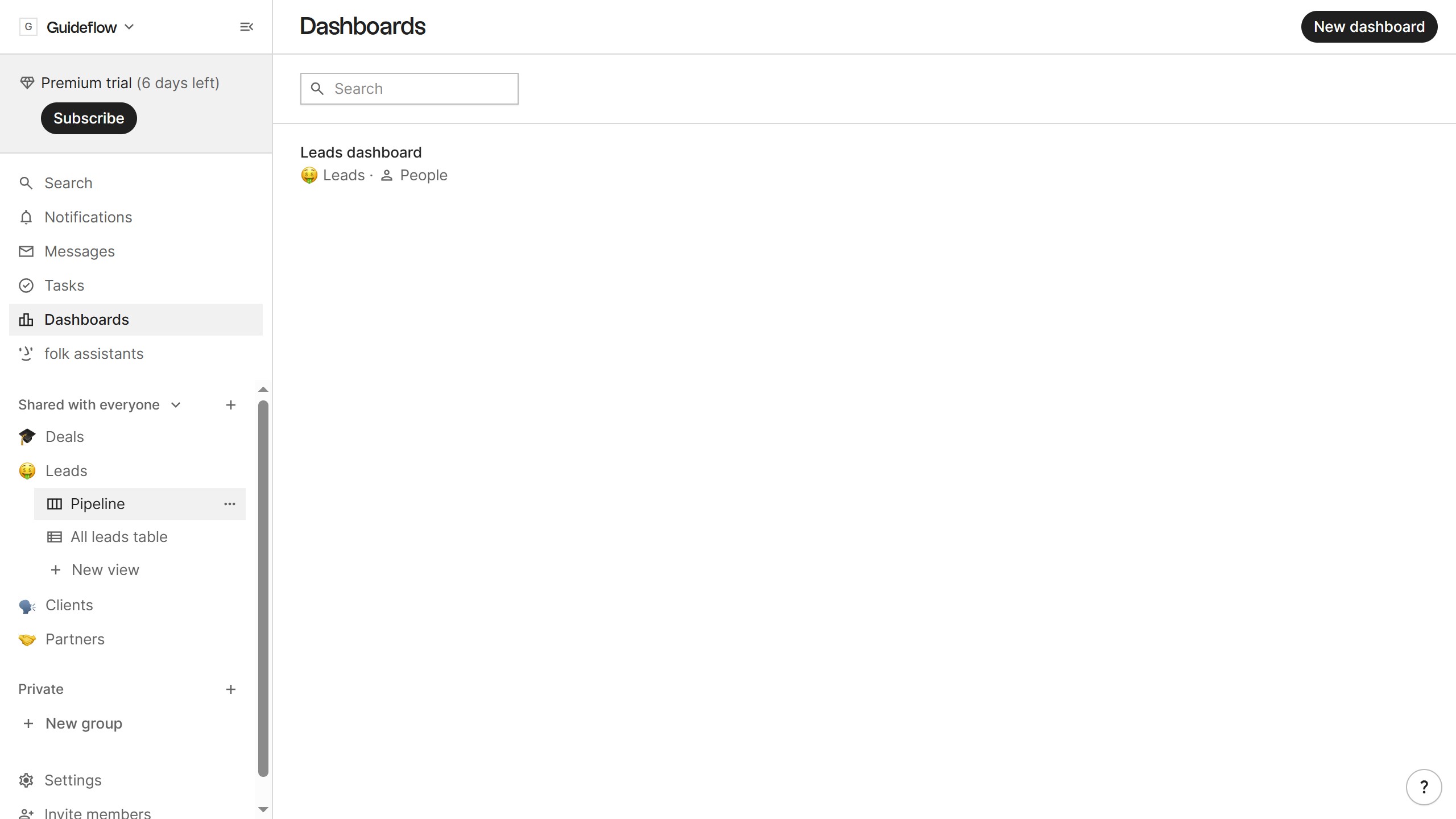How to hide the status field in a pipeline view in Folk