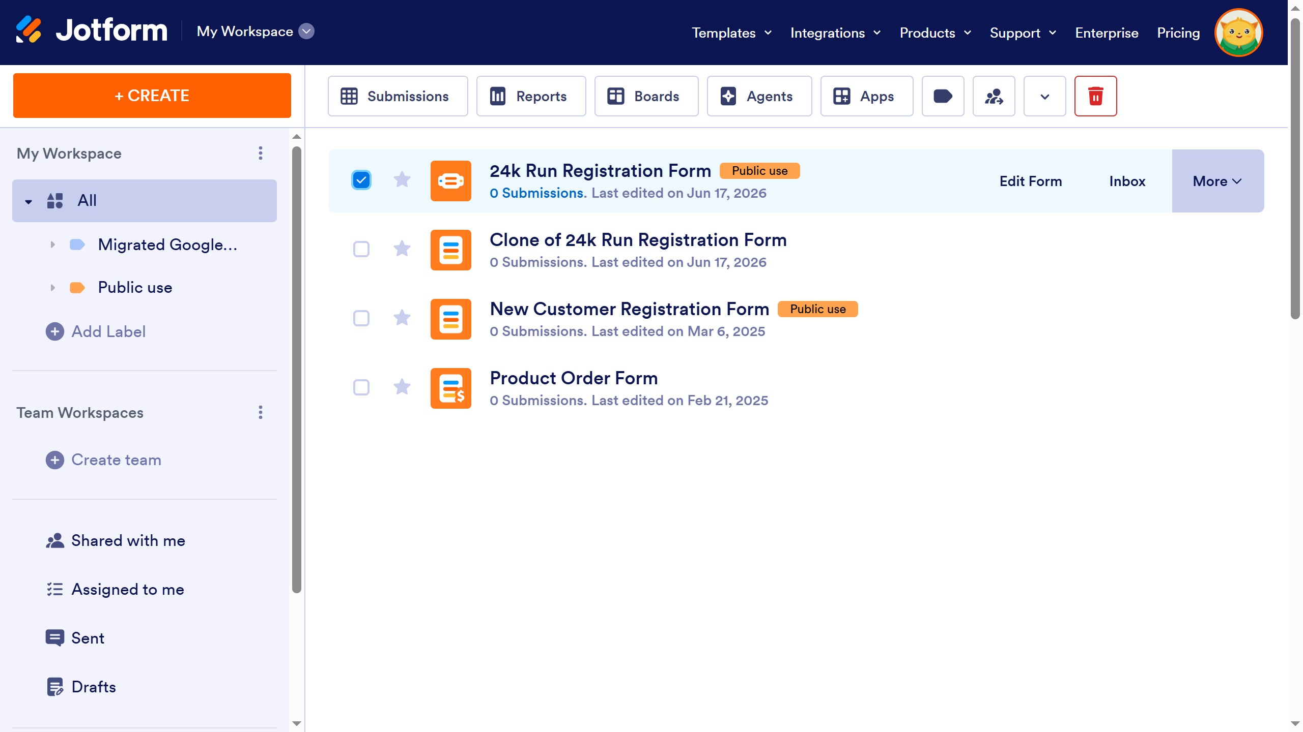 How to set form question layout in Jotform