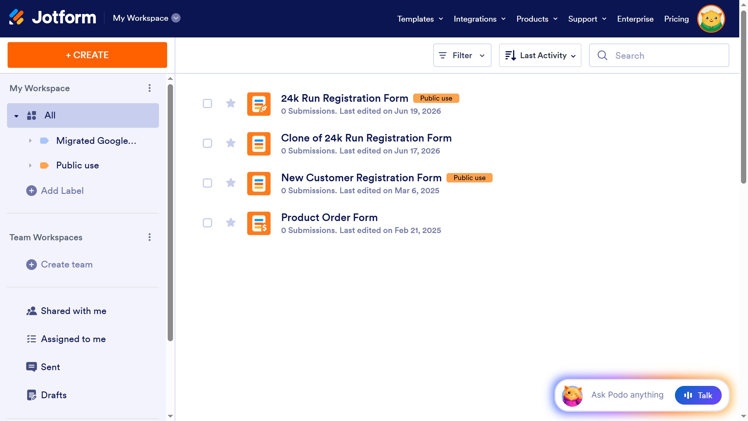 How to shrink the full name field in a registration form in Jotform