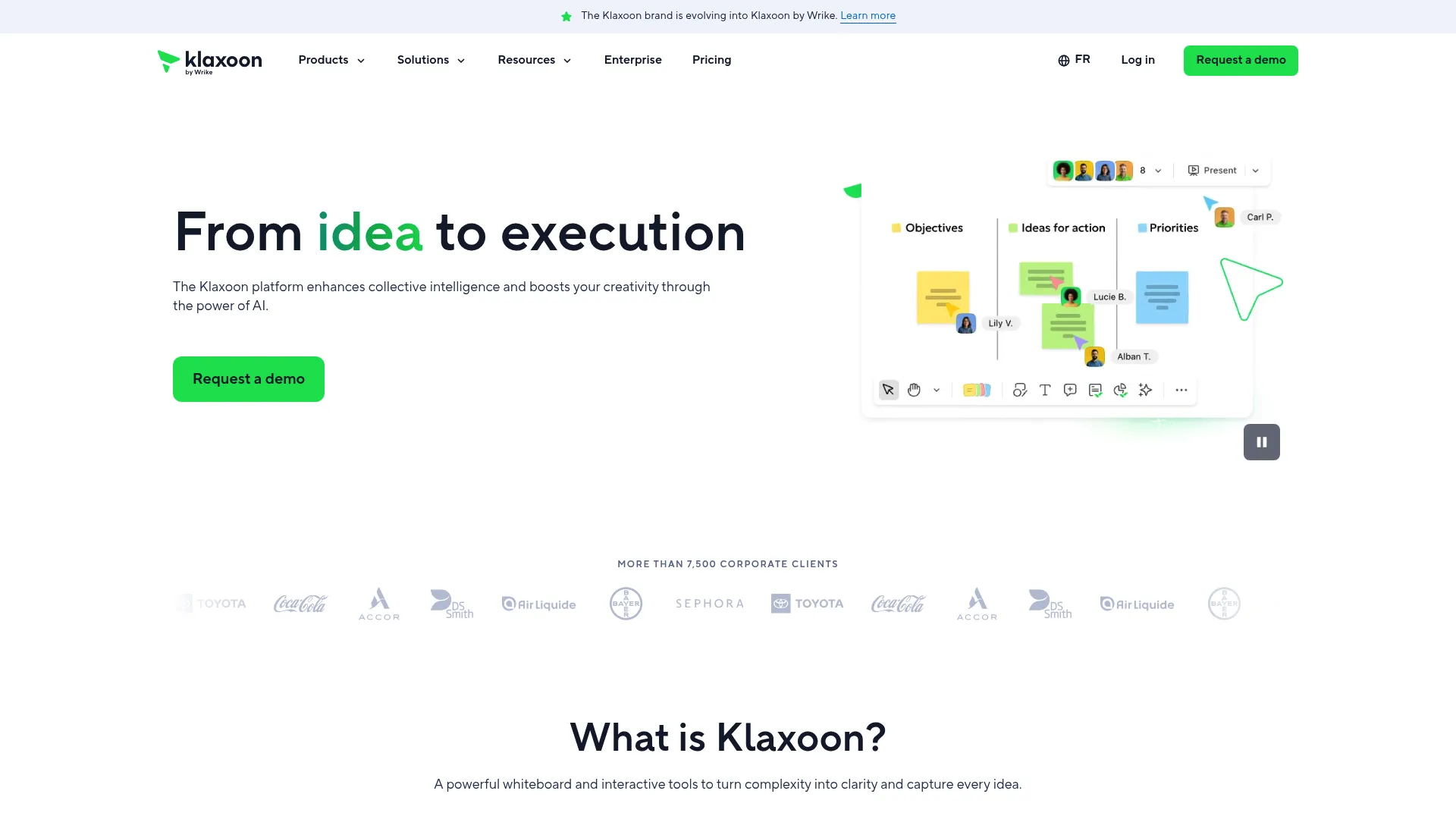 Klaxoon - visual collaboration platform for meetings, workshops, and icebreakers