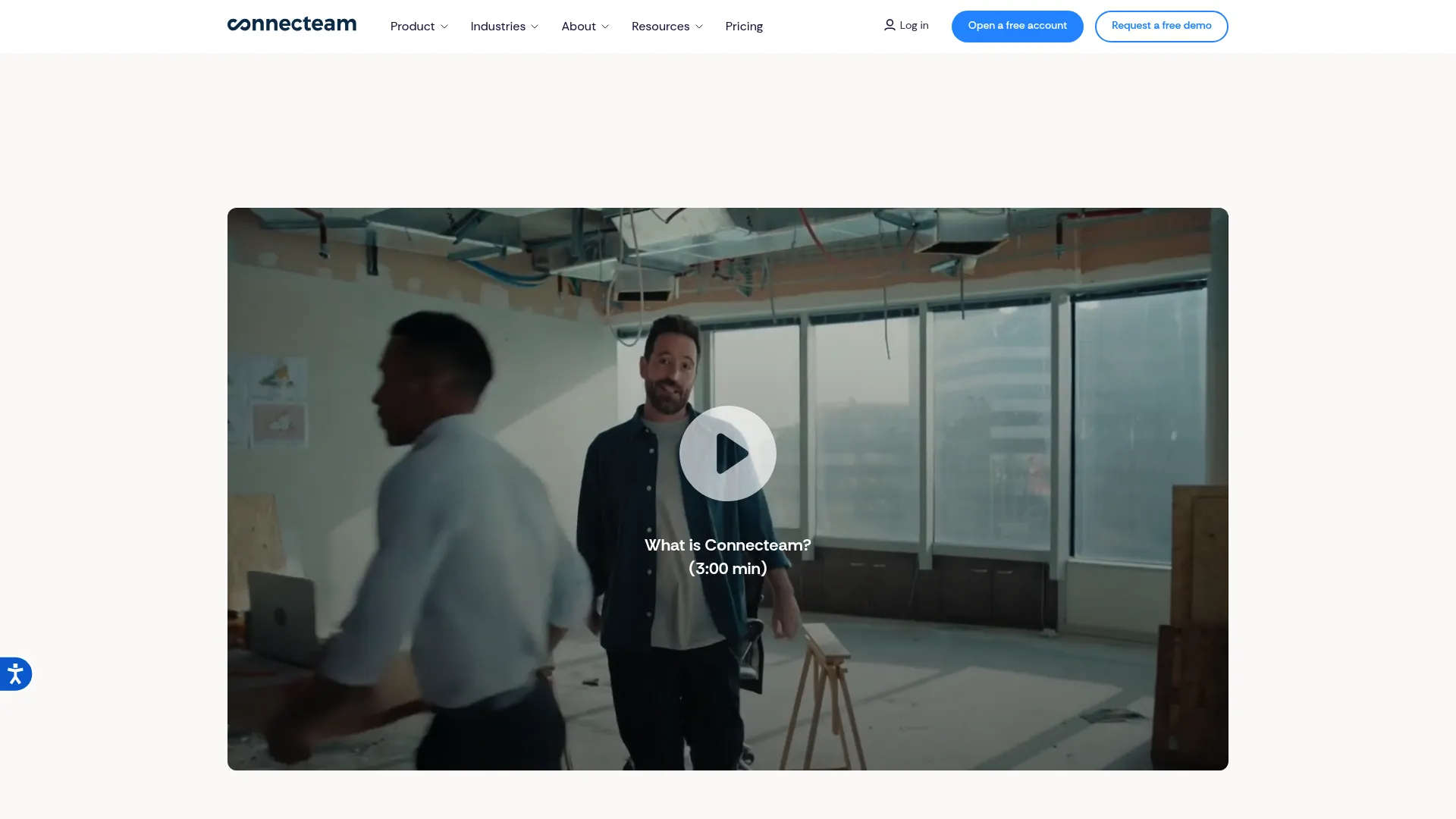 Connecteam homepage screenshot