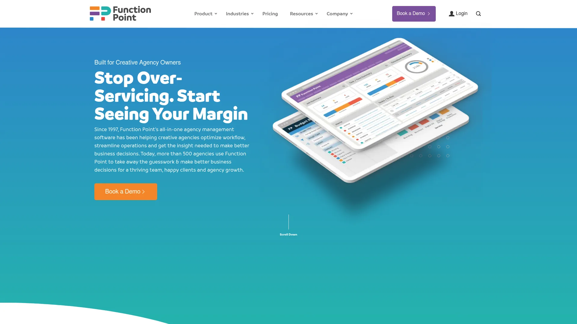 Function Point homepage screenshot