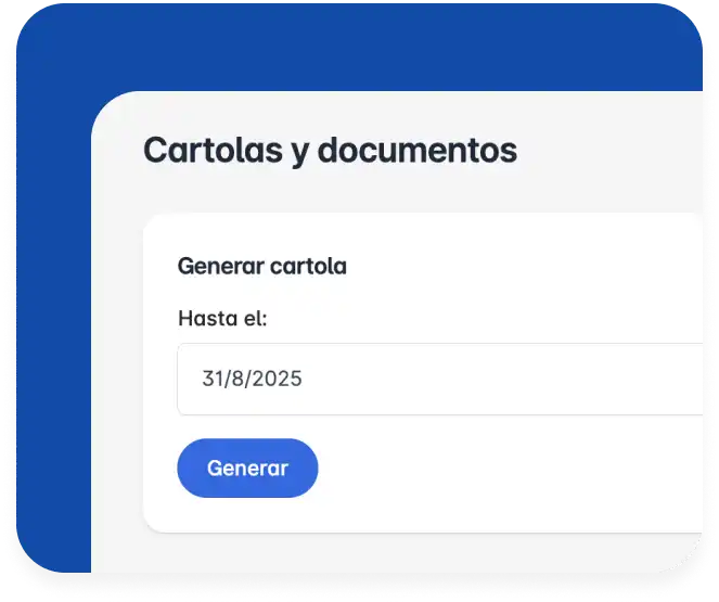 cartolas y documentos automaticos