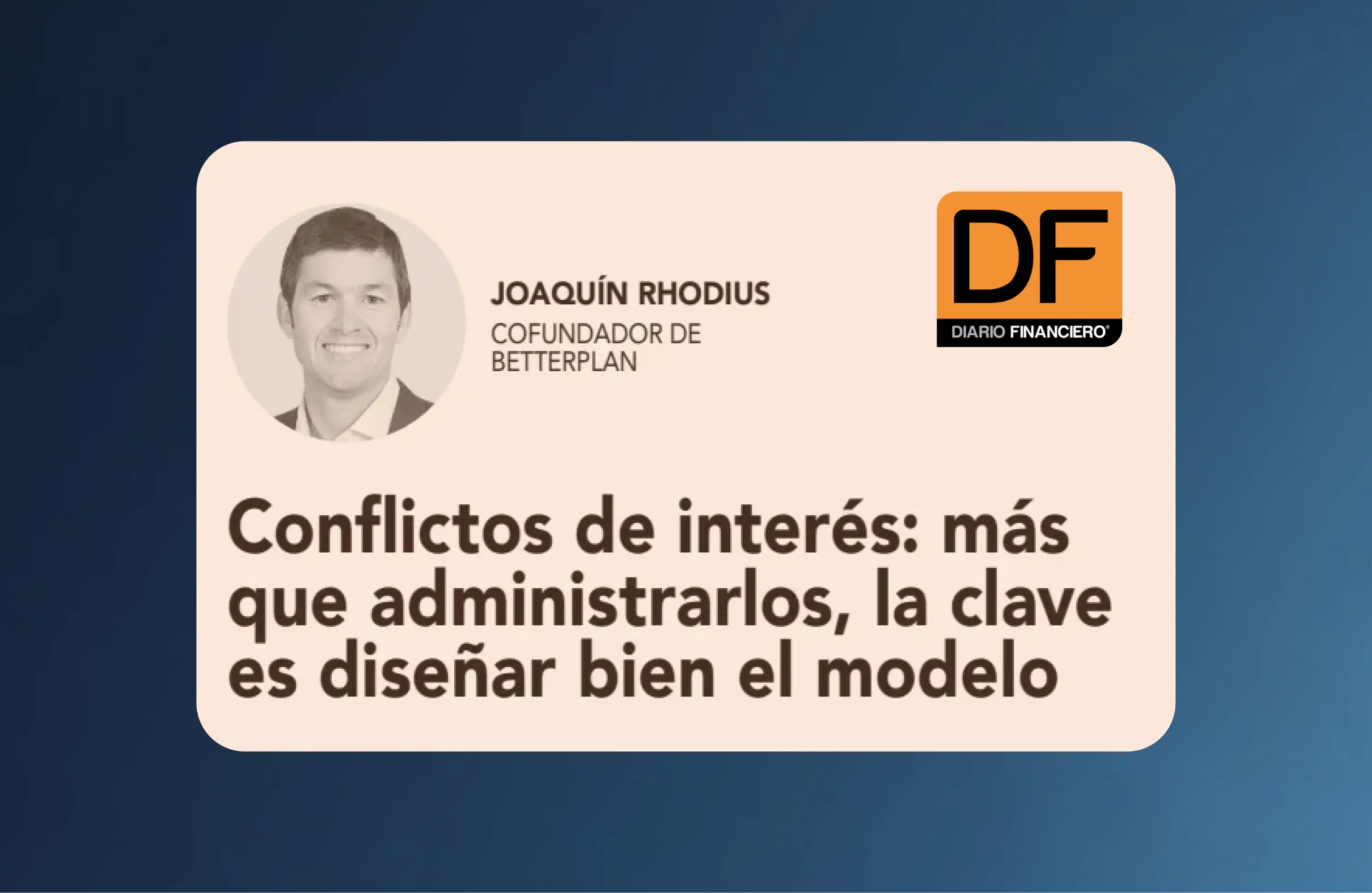 Conflictos de interés: más que administrarlos, la clave es diseñar bien el modelo