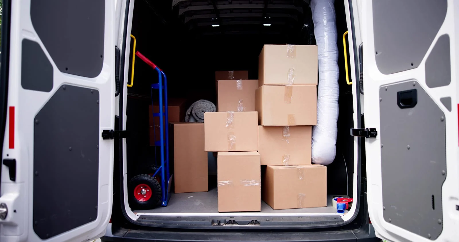 moving tools in a truck