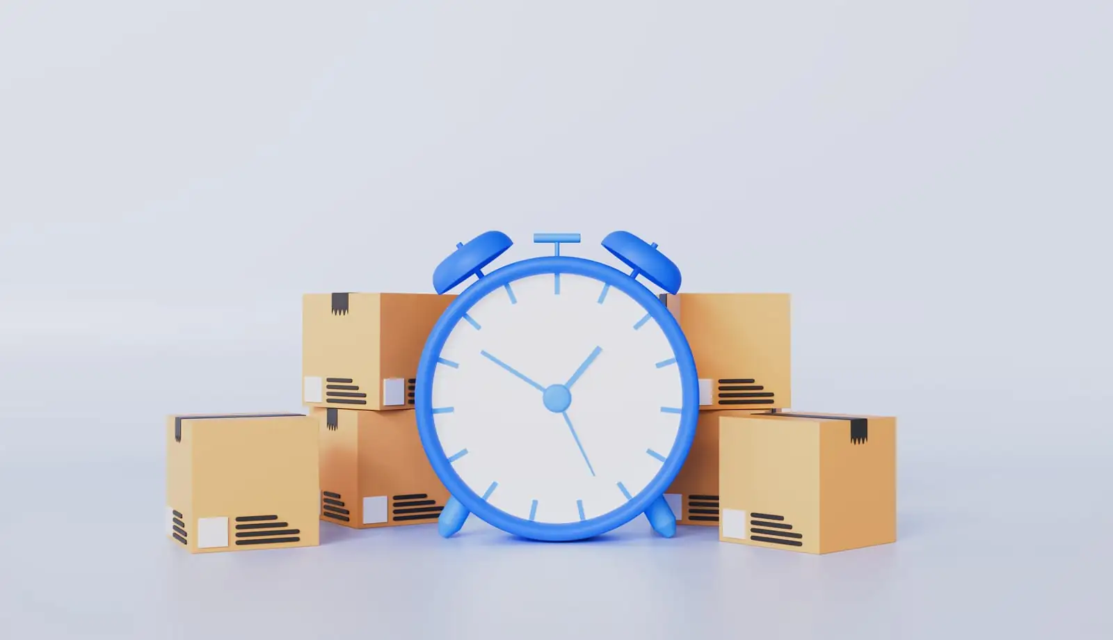 moving and boxed and the clock