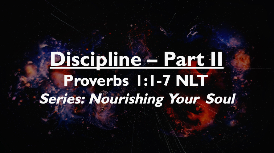 Discipline Part 2