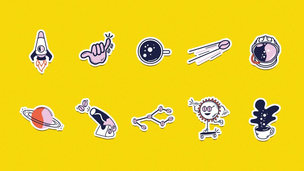 Branding stickers
