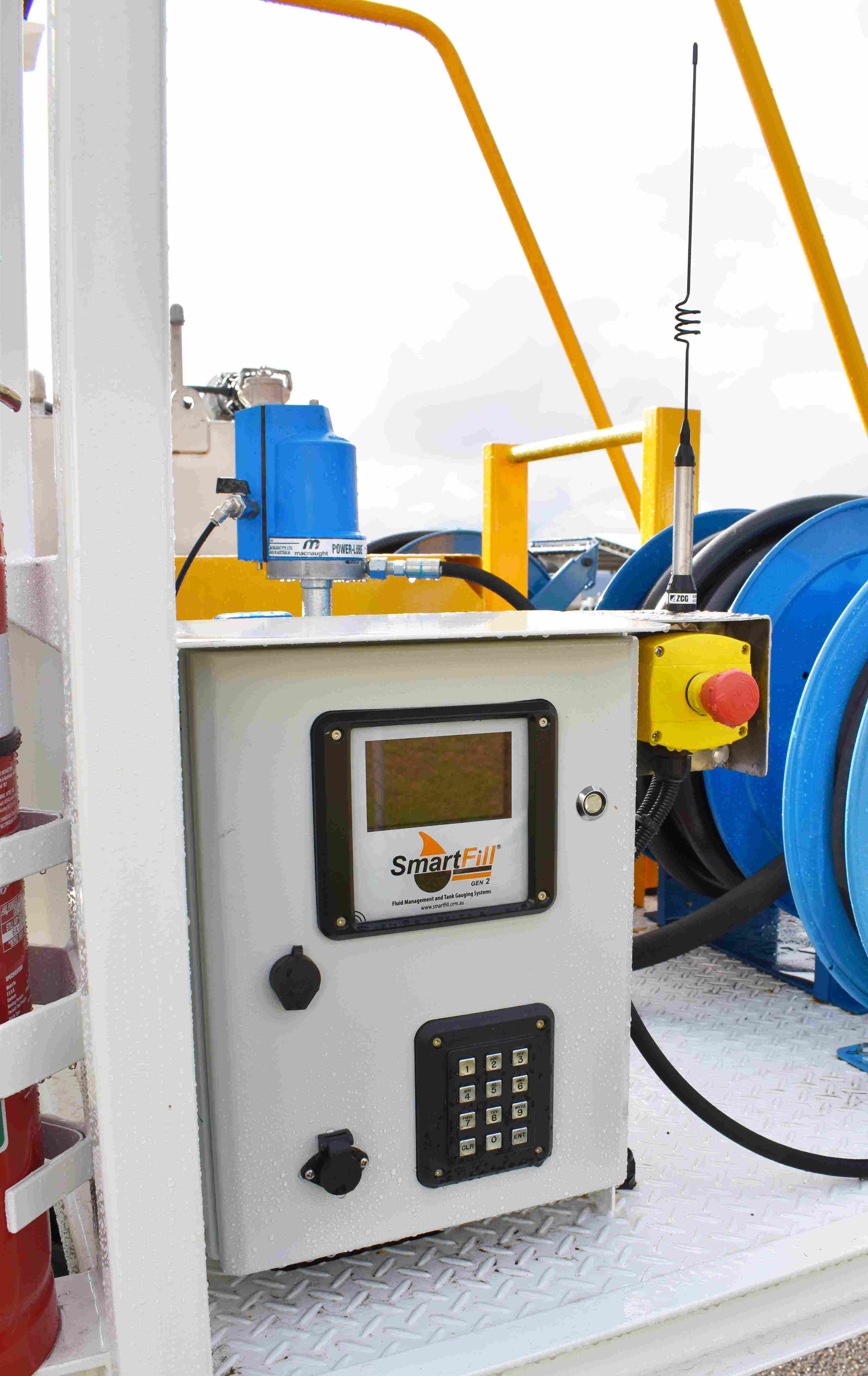 Onboard Smartfill management system monitors diesel and Adblue deliveries and as well gives constant diesel tank content levels.