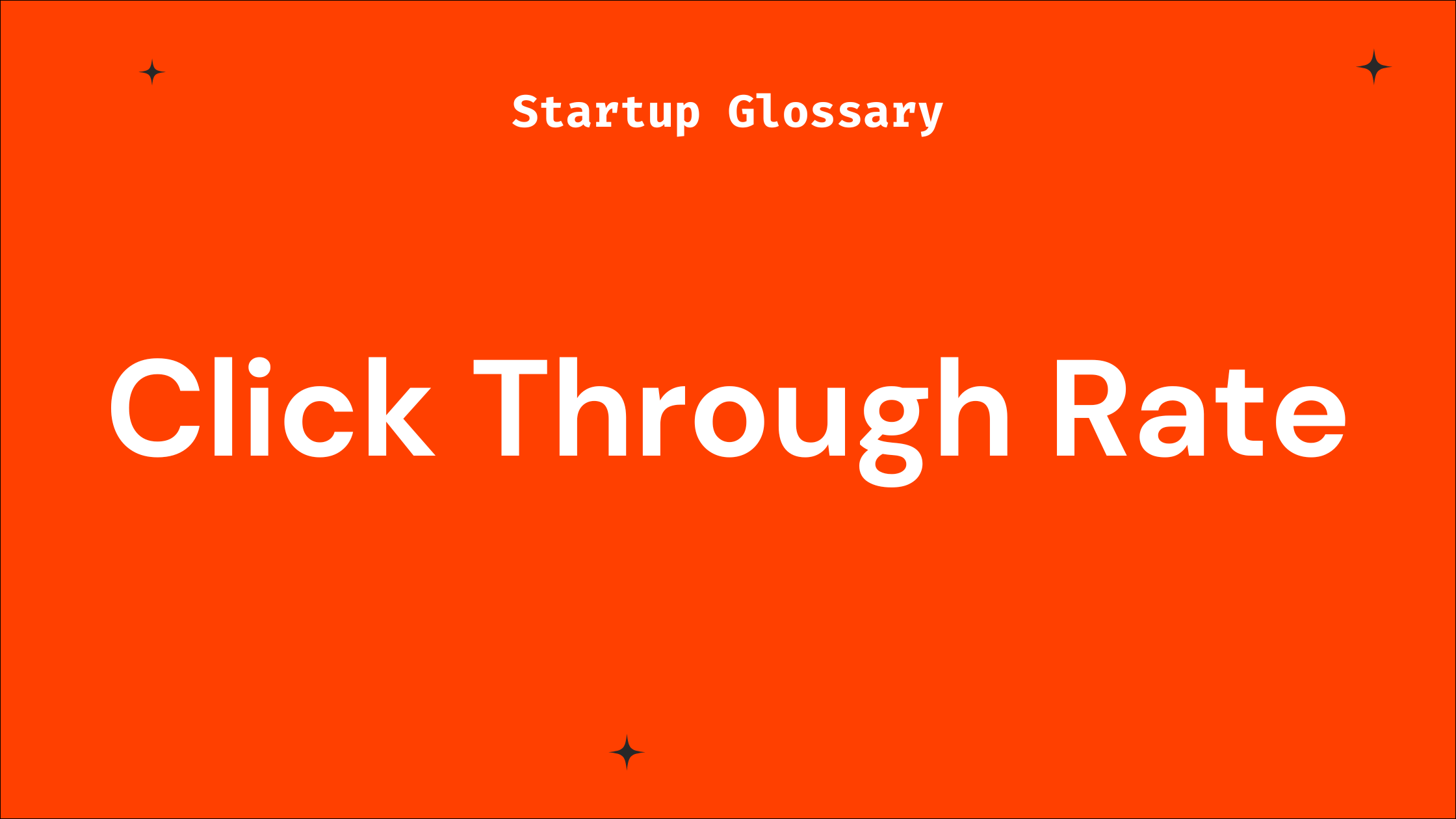 What is Click Through Rate (CTR)?