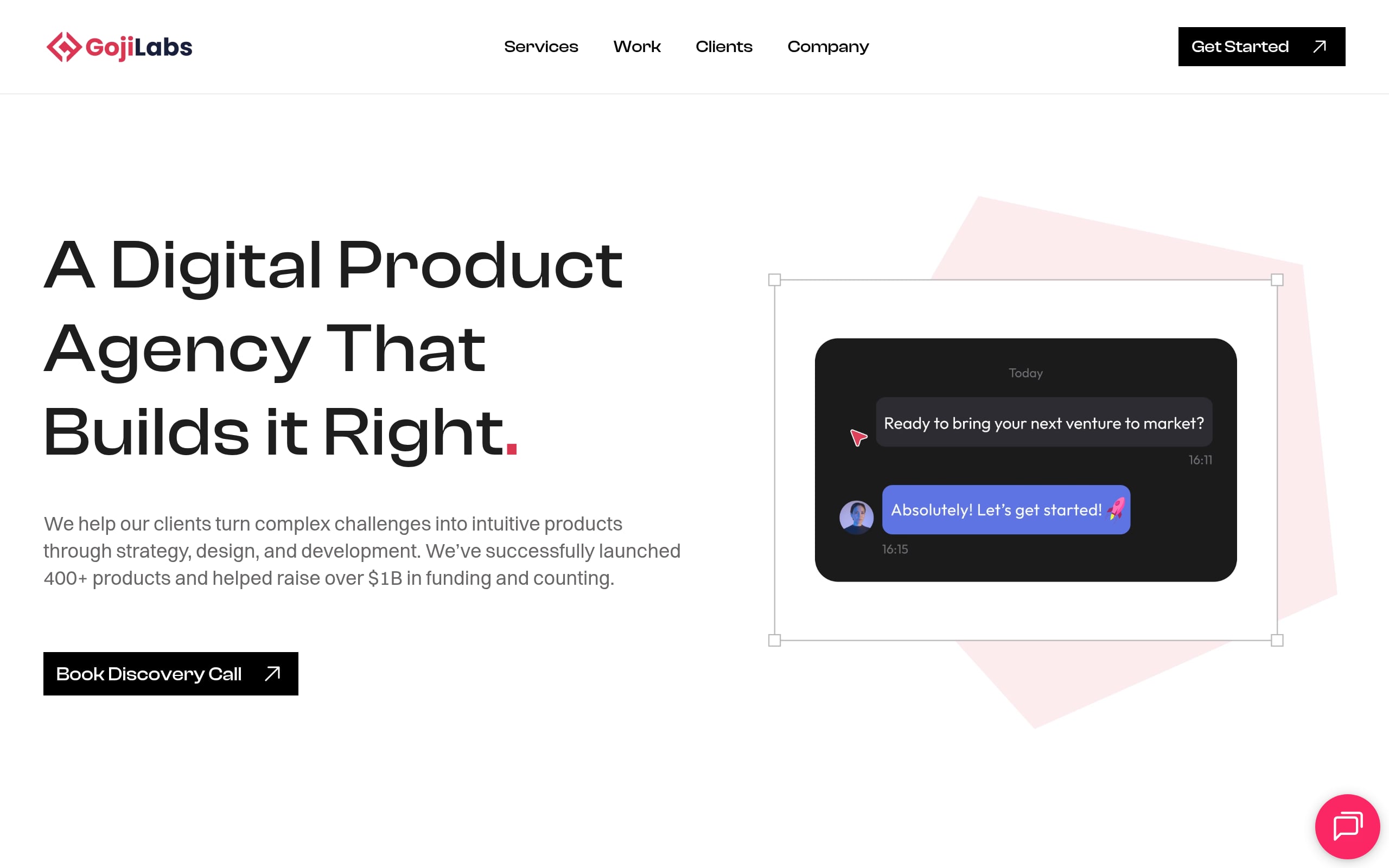 Goji Labs Screenshot