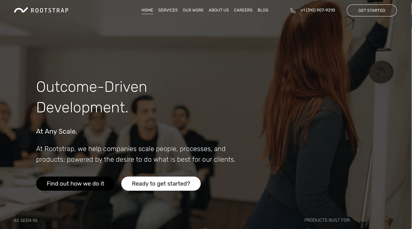 Rootstrap Screenshot