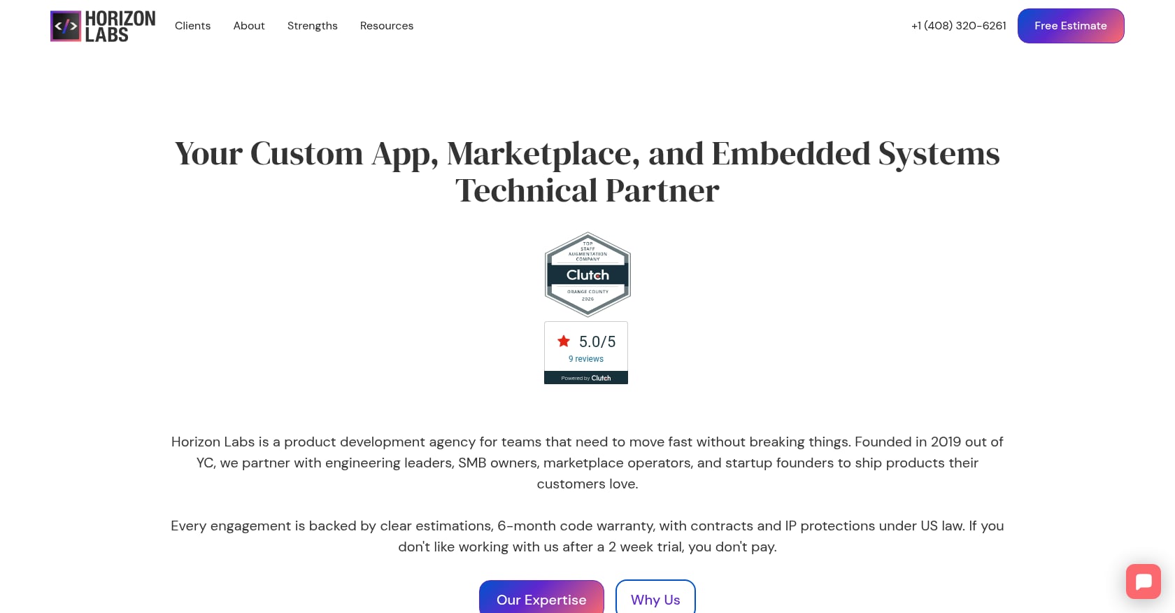 Horizon Labs Screenshot