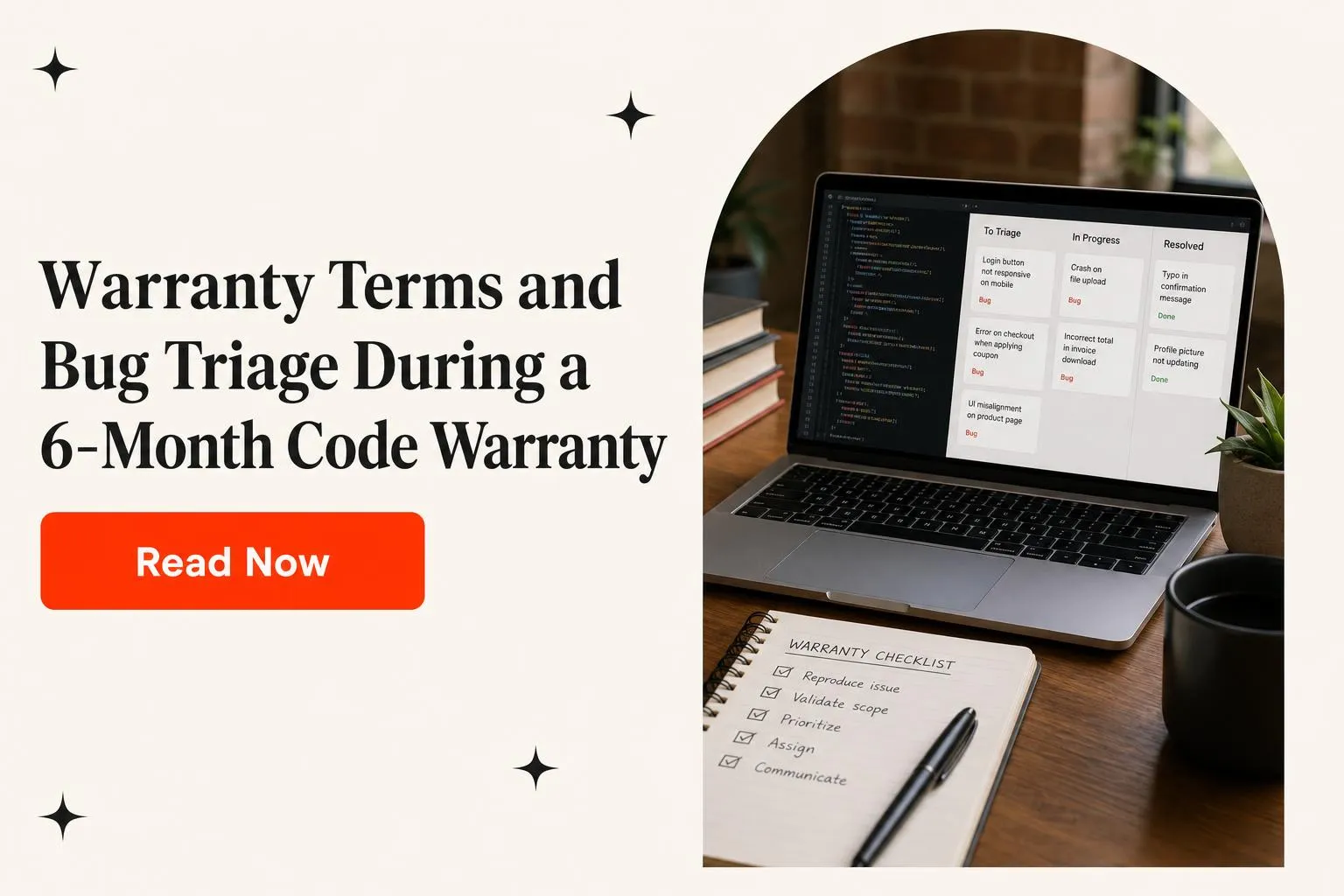 Warranty Terms and Bug Triage During a 6‑Month Code Warranty