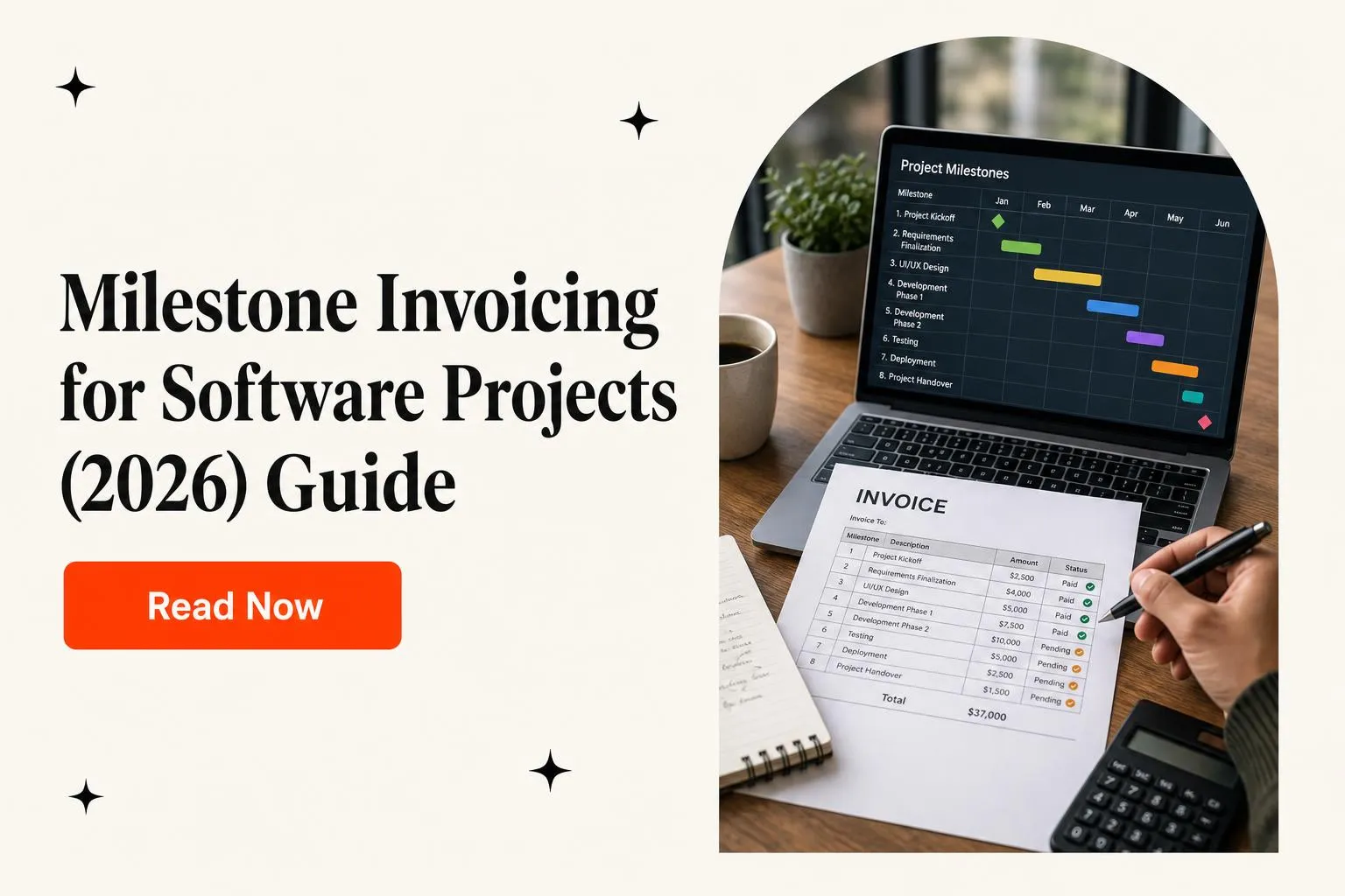 Milestone Invoicing for Software Projects (2026) Guide