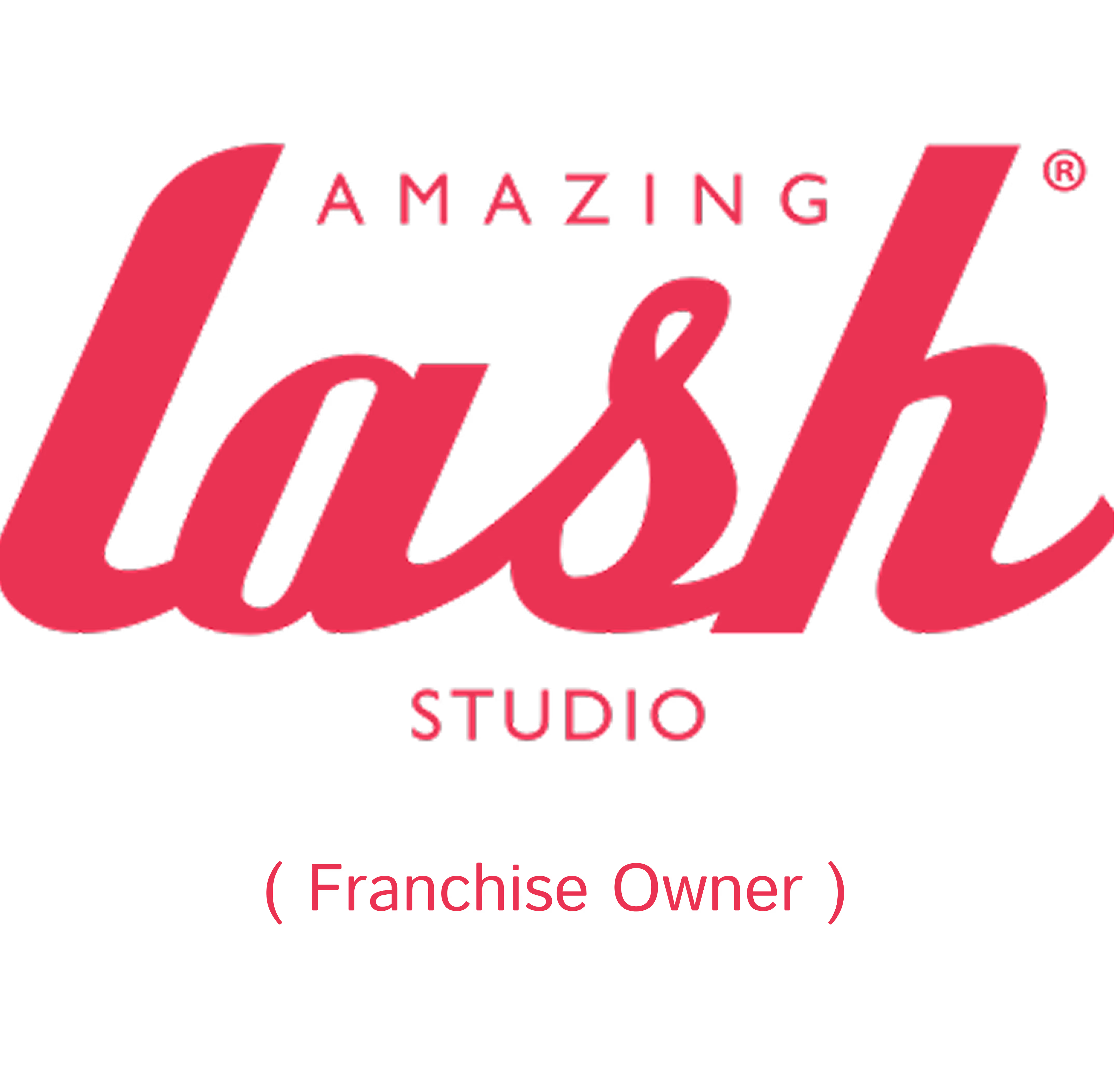 Amazing Lash Studio logo with the text 'Franchise Owner' beneath it in red.