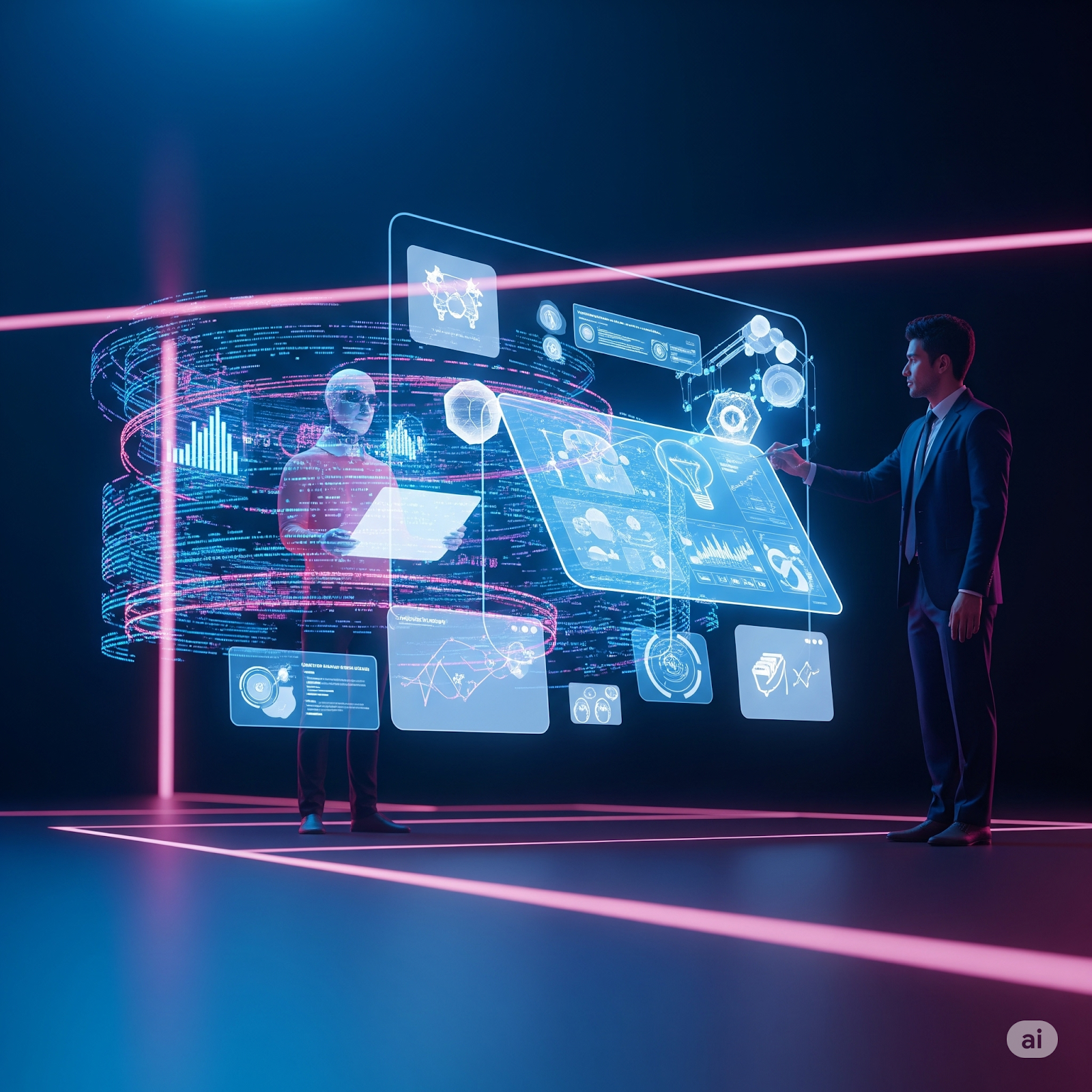 Future of B2B content marketing with AI, hyper-personalization, and interactive experiences.