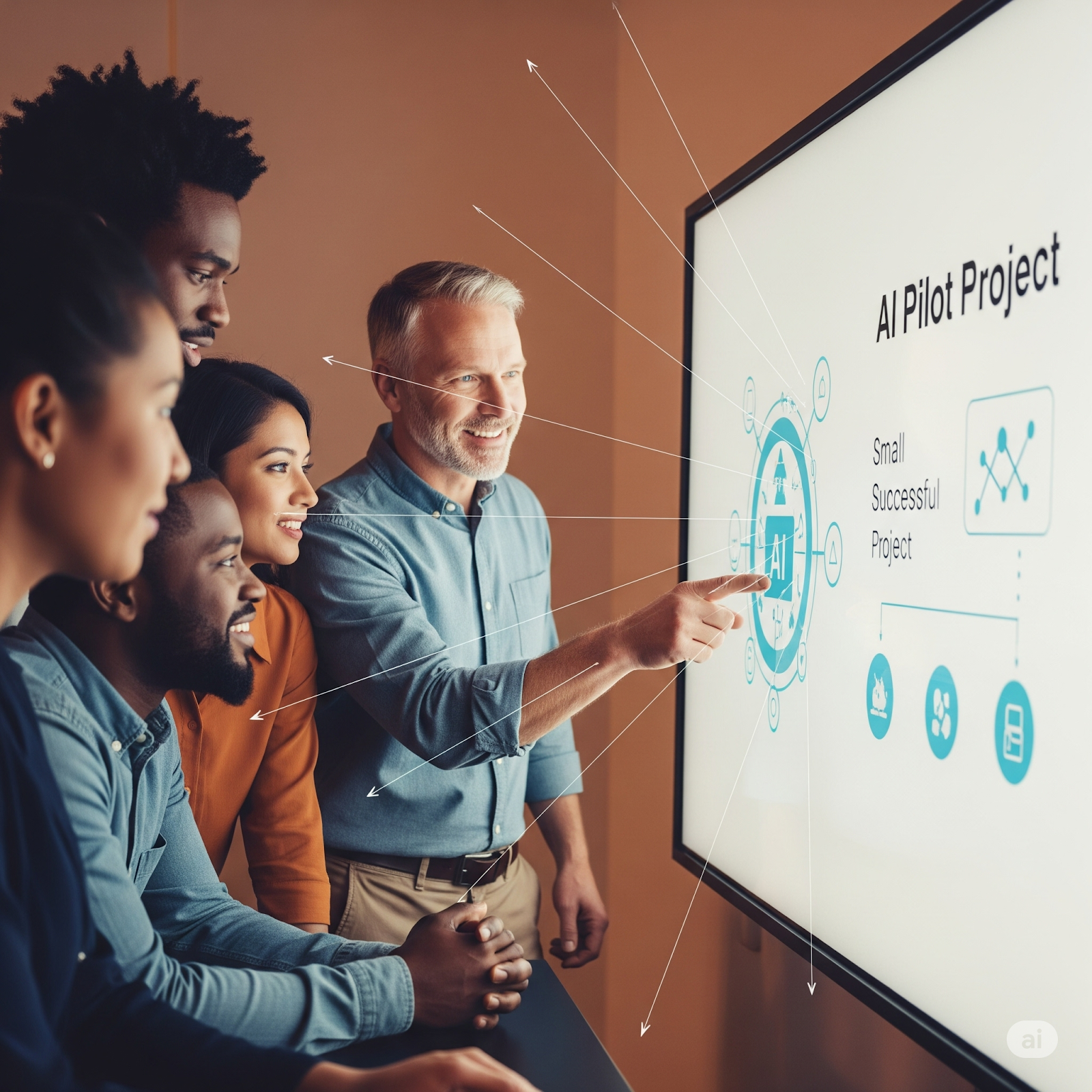 Phased AI implementation and building an AI-ready culture in B2B teams