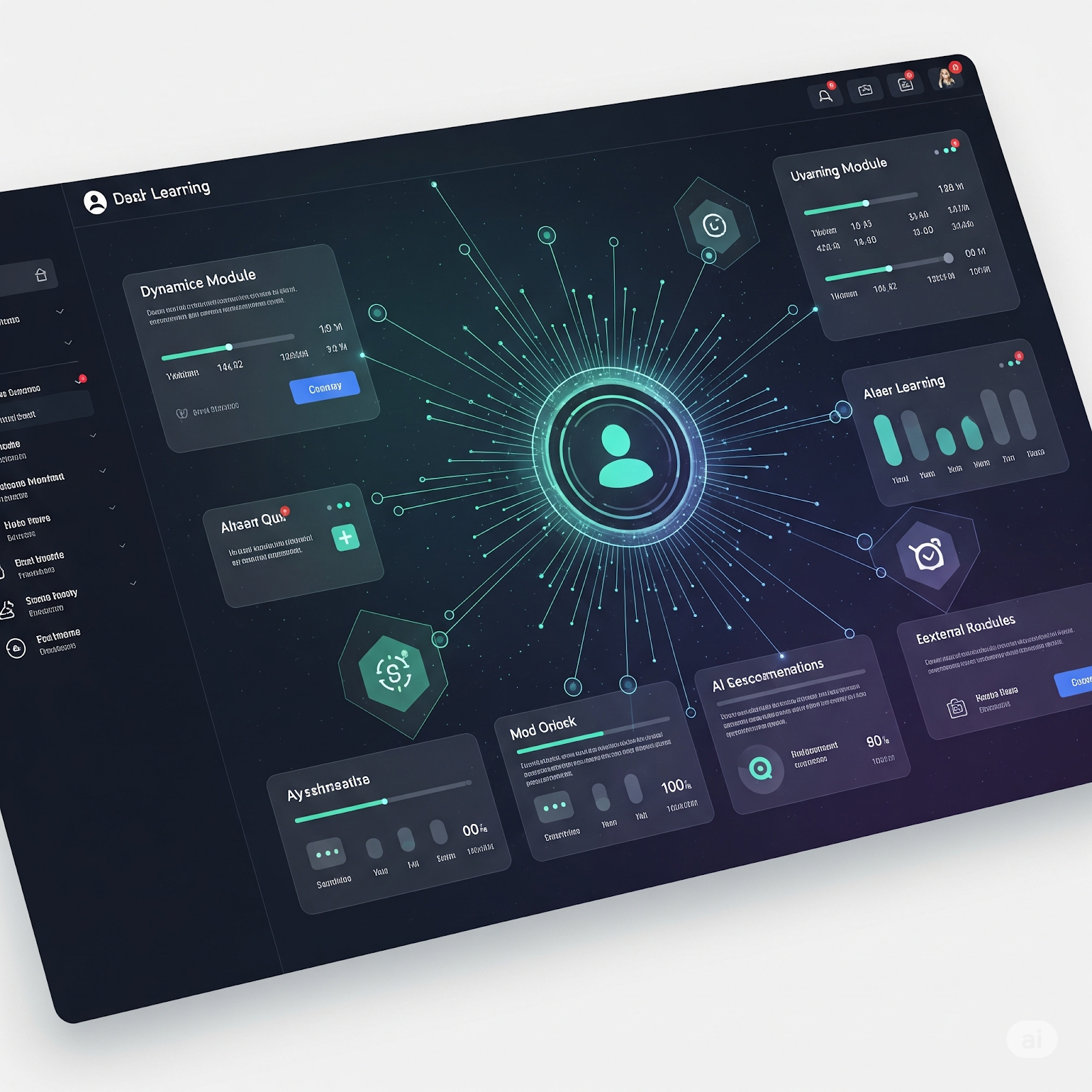 AI-powered personalized learning paths for B2B employee upskilling.