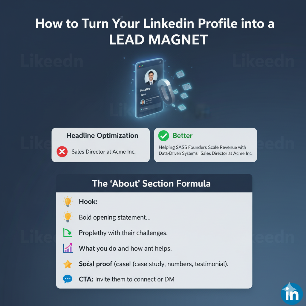 How to Turn Your LinkedIn Profile into a Lead Magnet