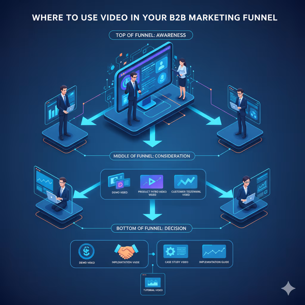 Where to Use Video in Your B2B Marketing Funnel